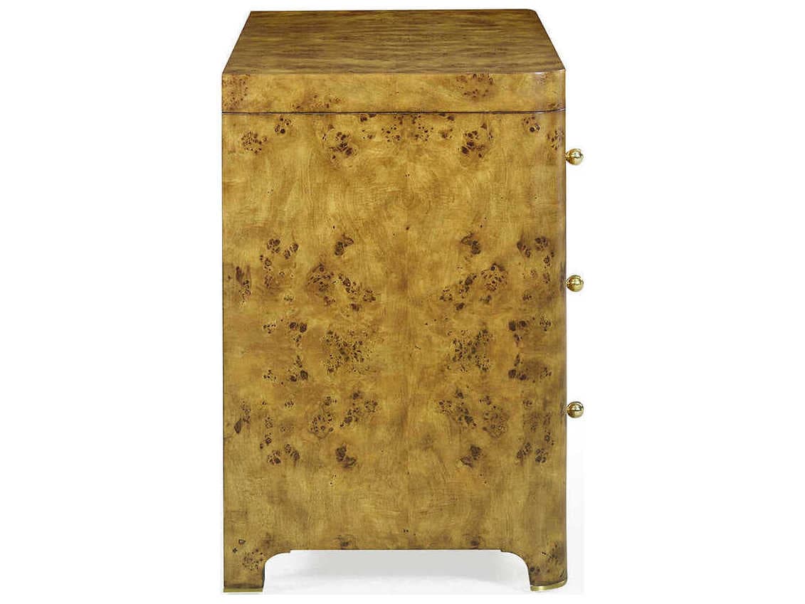 Oliver Home Roland Rustic Burl Brown Burlwood Accent Chest