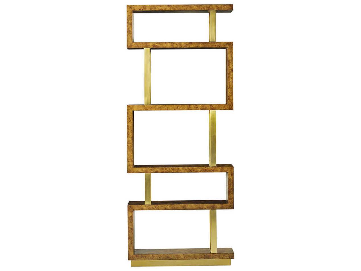 Oliver Home Anaheim Rustic Burl Etagere