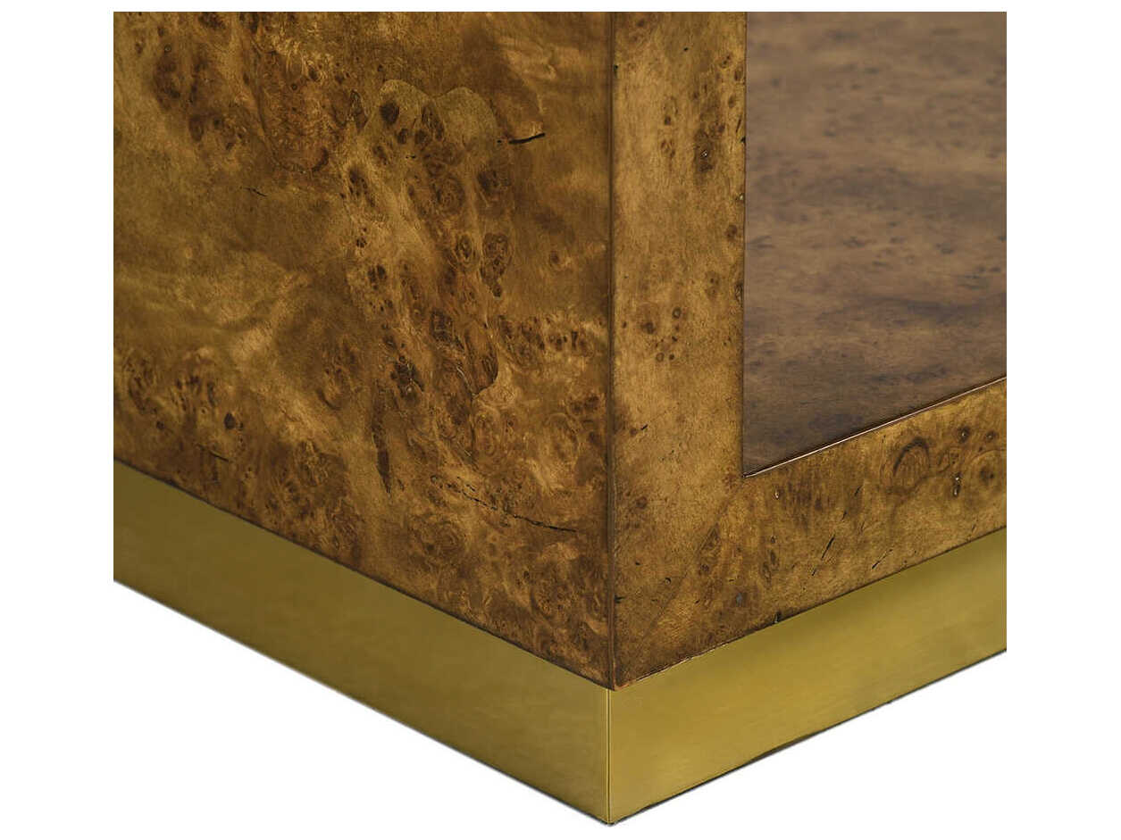 Oliver Home Anaheim Rustic Burl Etagere