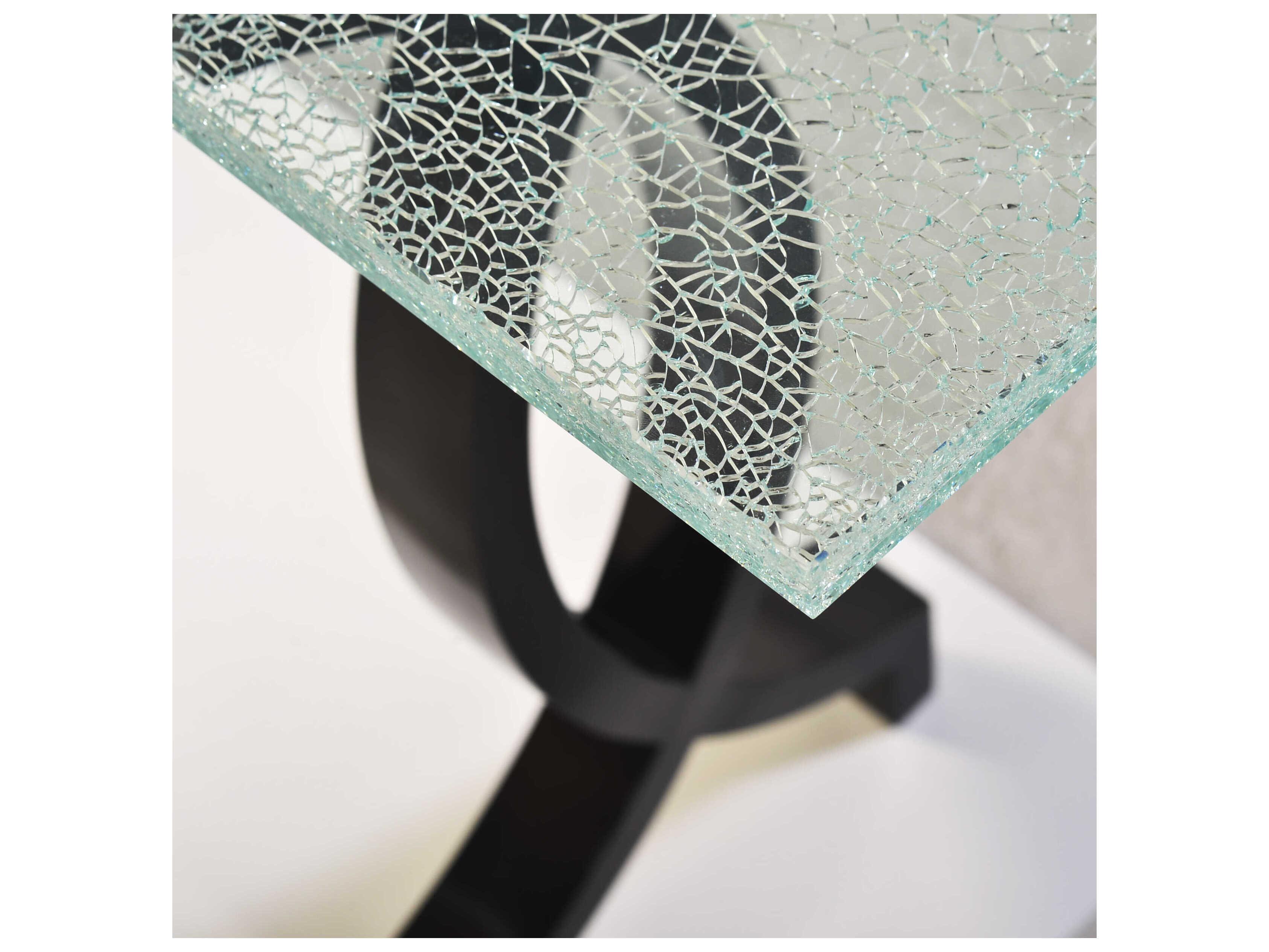 Oliver Home Kelley Rectangular Glass Console Table