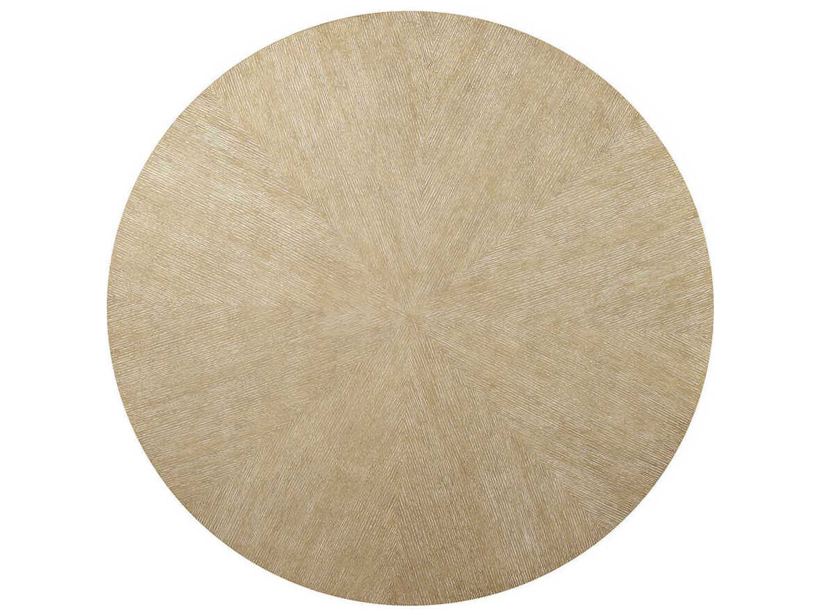 Oliver Home Kirkwood Round Wood Himalaya Dining Table