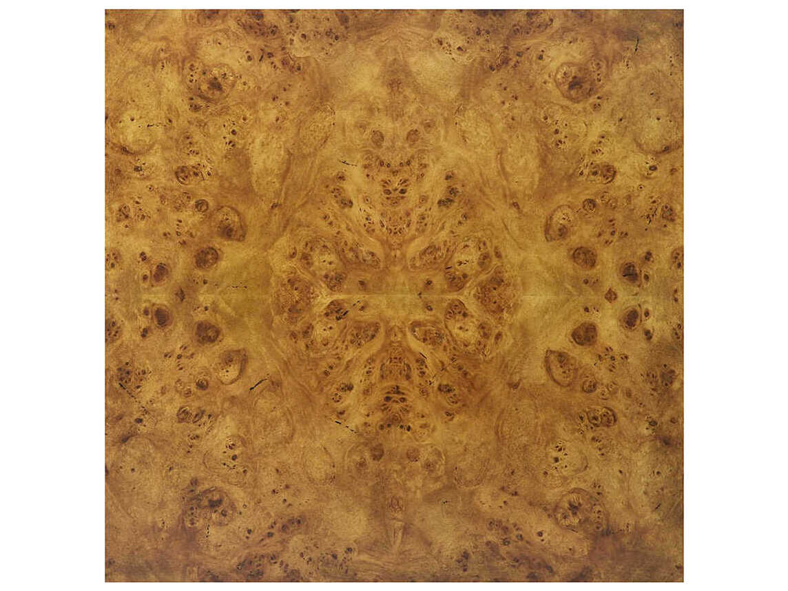 Oliver Home Anaheim Square Wood Rustic Burl End Table