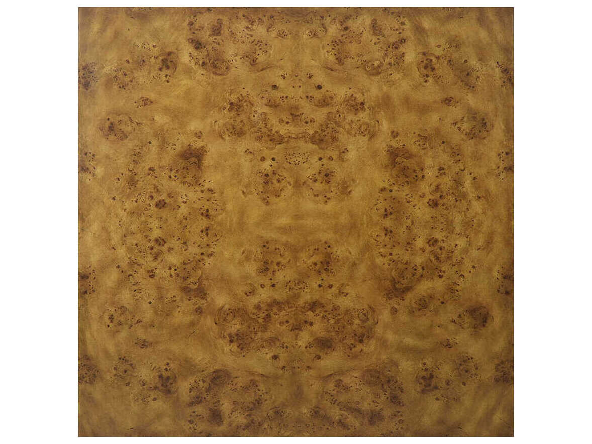 Oliver Home Anaheim Square Wood Rustic Burl Coffee Table