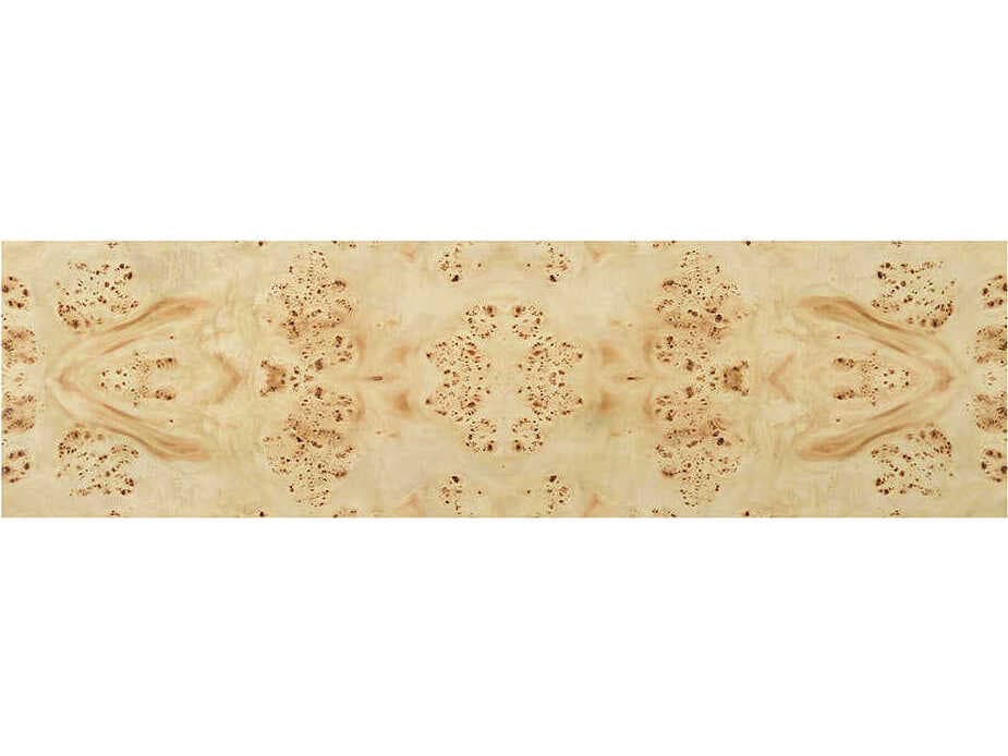 Oliver Home Anaheim Rectangular Wood Natural Burl Console Table