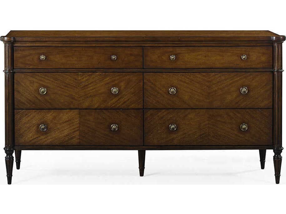 Oliver Home Fairfield Brown Double Dresser