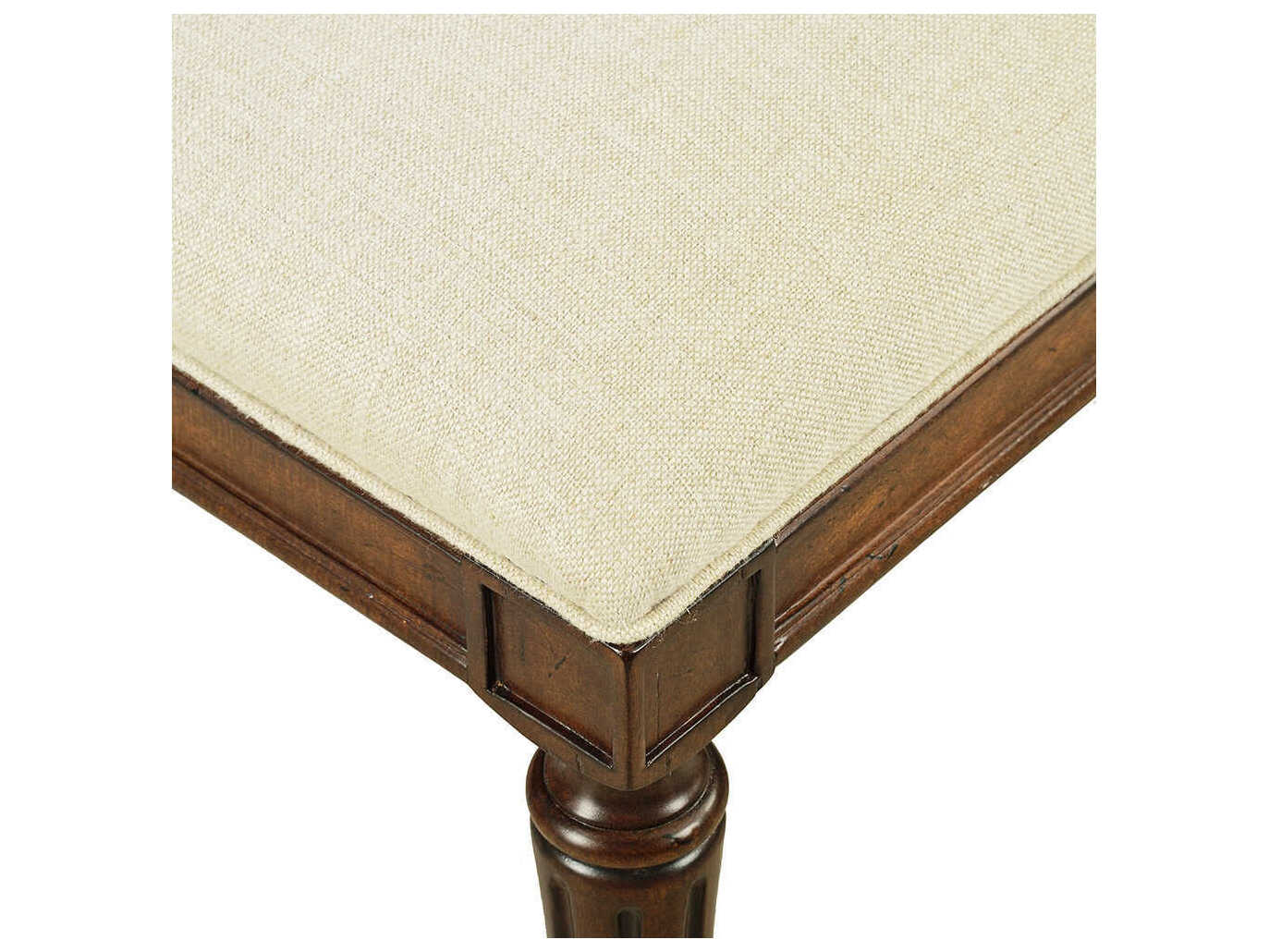 Oliver Home Fairfield Country Brown Upholstered Accent Bench
