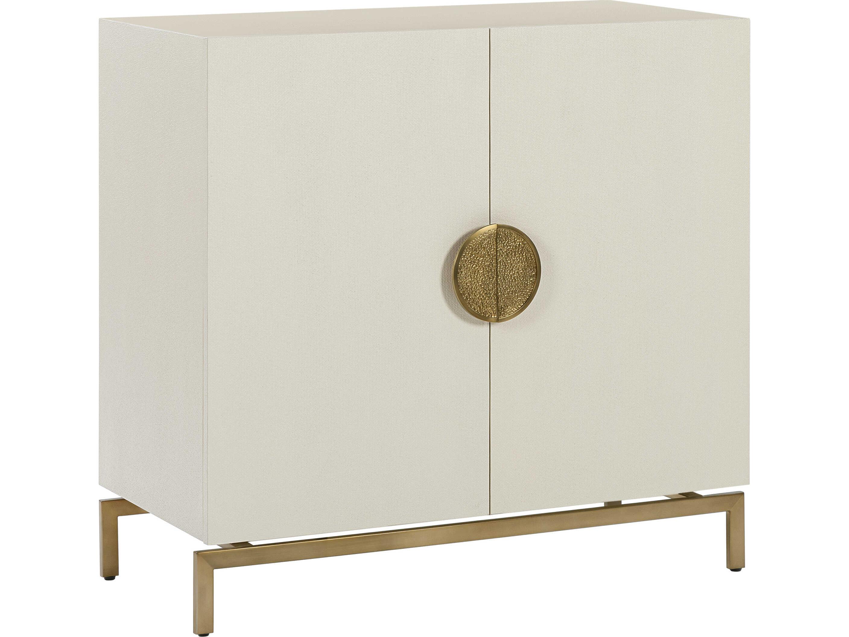 Oliver Home Archer Champagne Accent Chest