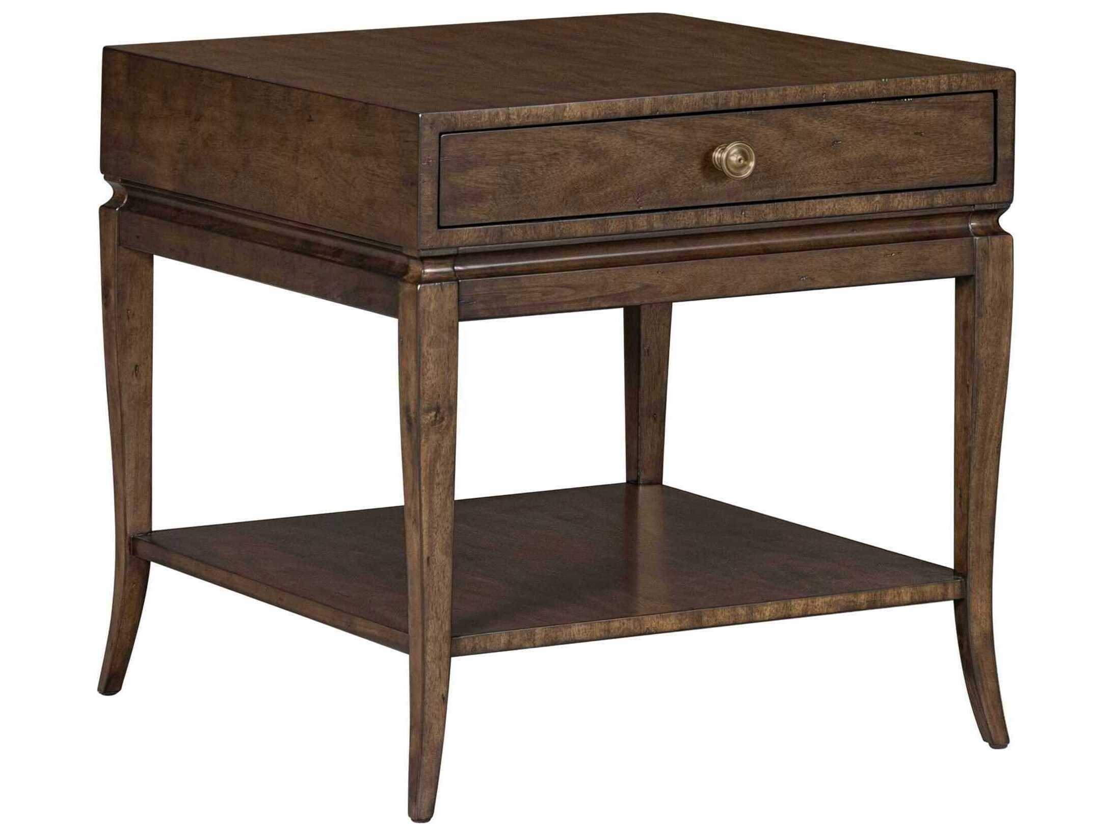 Oliver Home Abington Rectangular Wood End Table