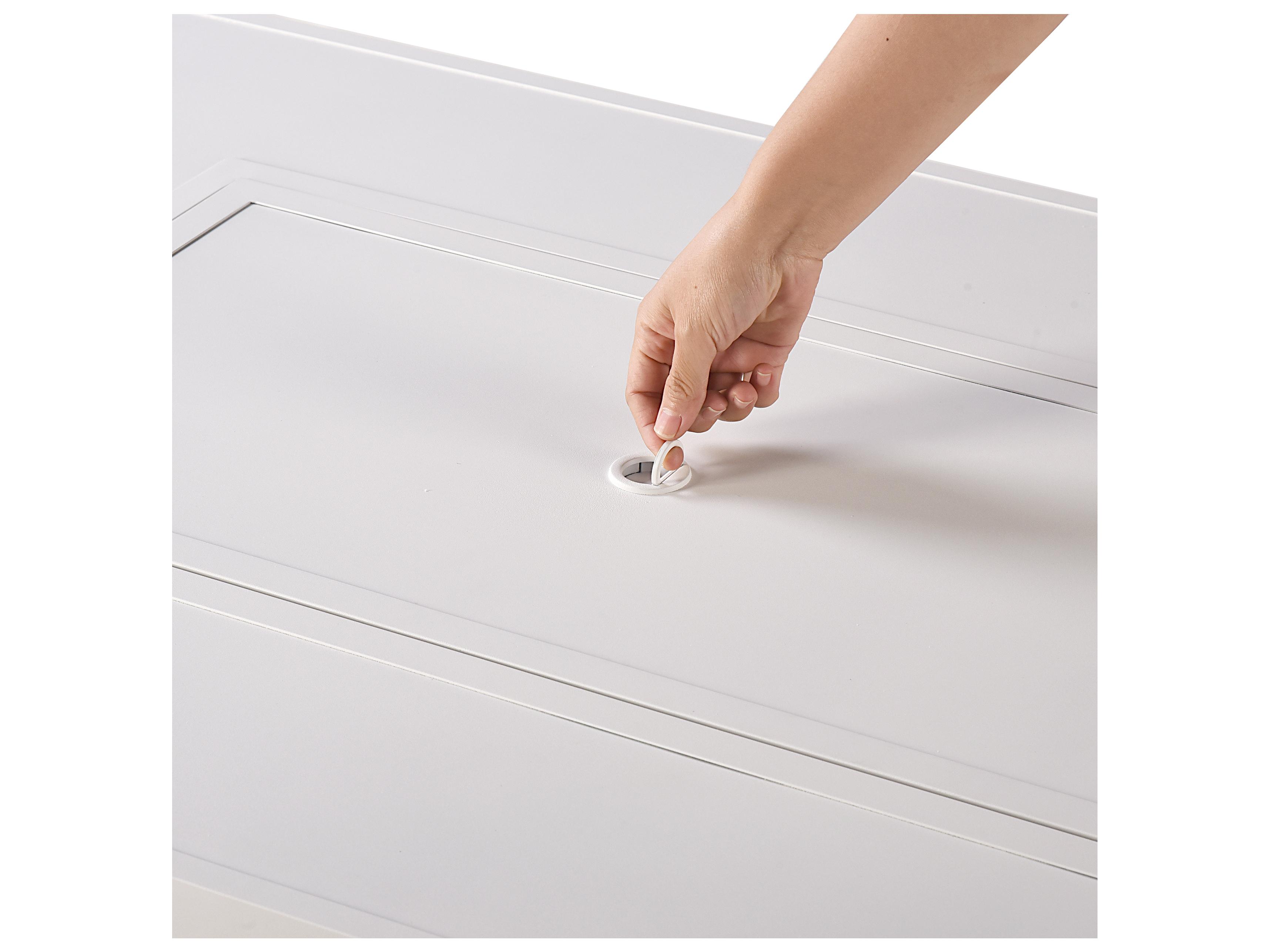 Oakland Living Rectangular Aluminum Propane Outdoor Fire Pit Table