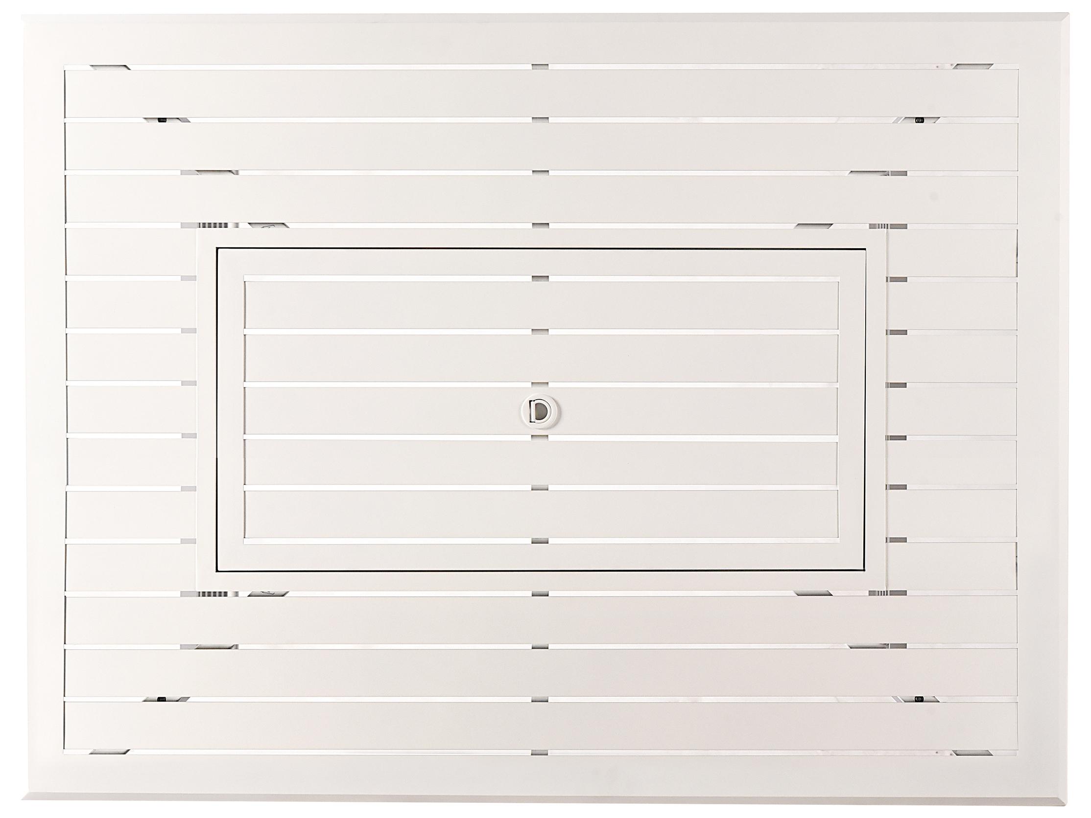 Oakland Living Rectangular Aluminum Propane Outdoor Patio Fire Pit Table