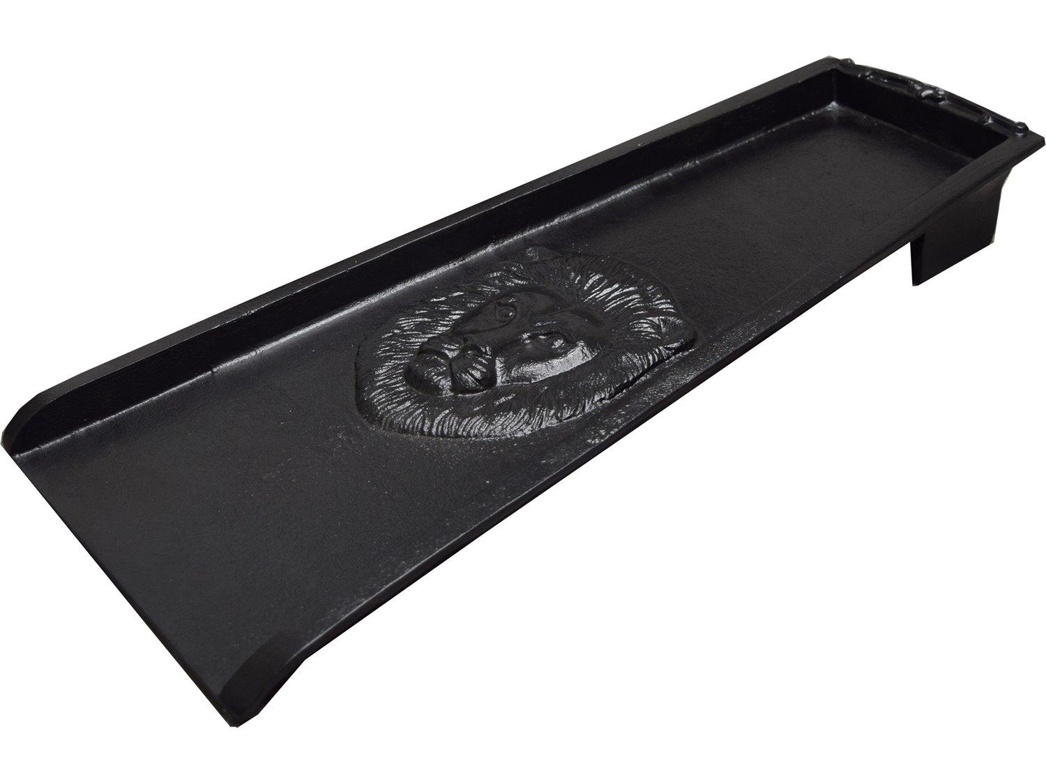 Oakland Living Black Lion Cast Aluminum Downspout Gutter 24'' Splash Block