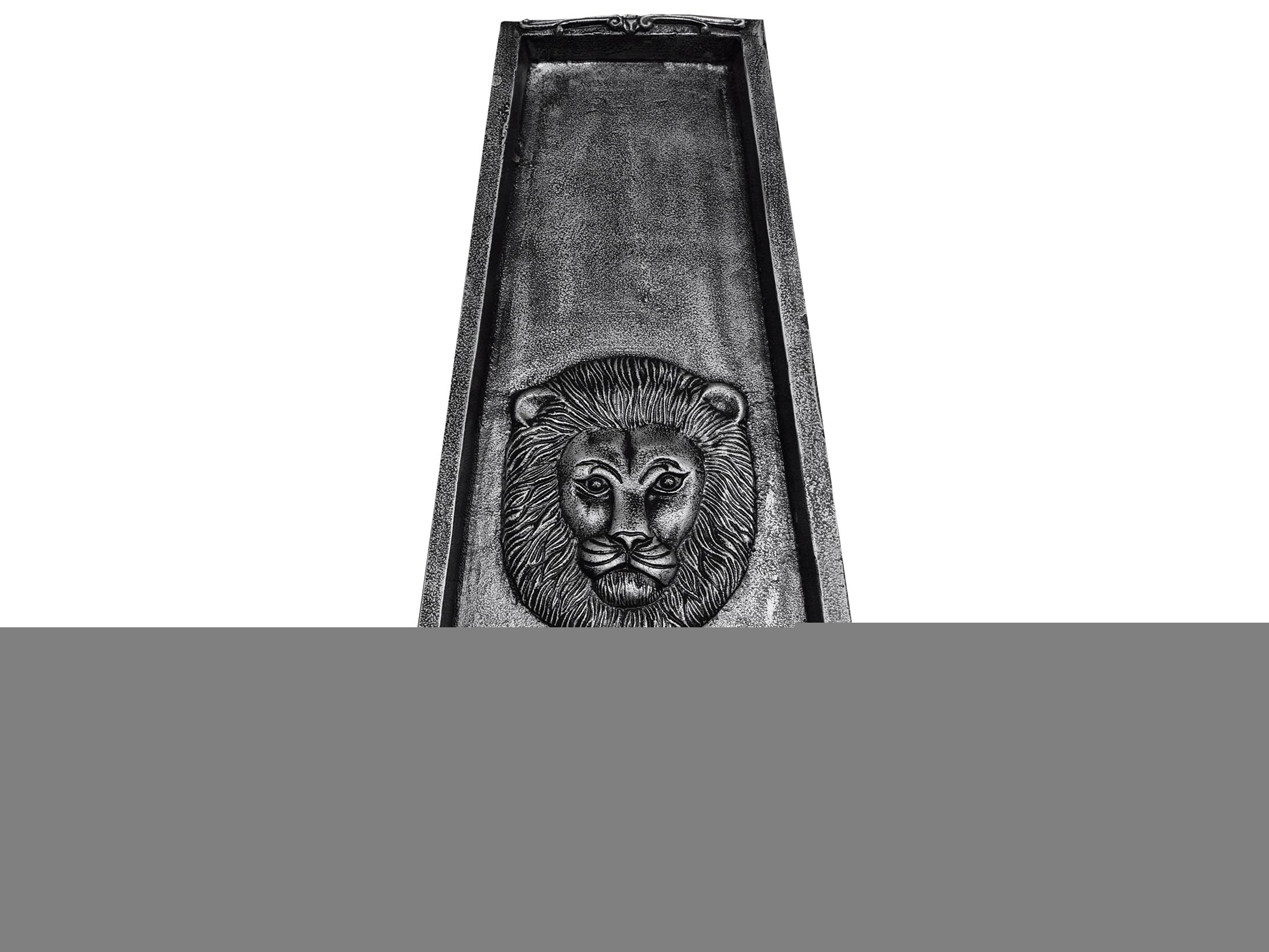 Oakland Living Silver Lion Cast Aluminum Downspout Gutter 24'' Splash Block