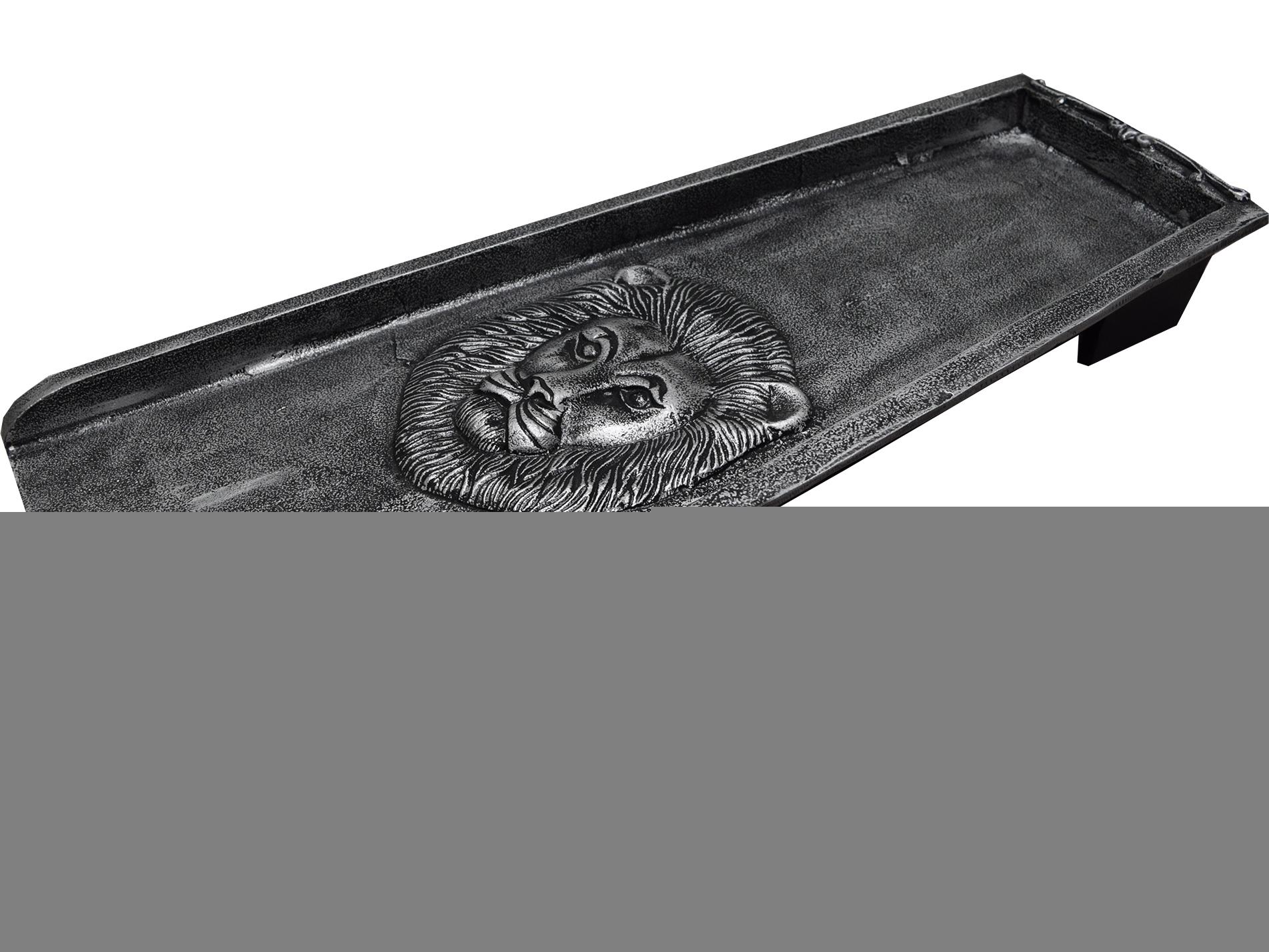 Oakland Living Silver Lion Cast Aluminum Downspout Gutter 24'' Splash Block