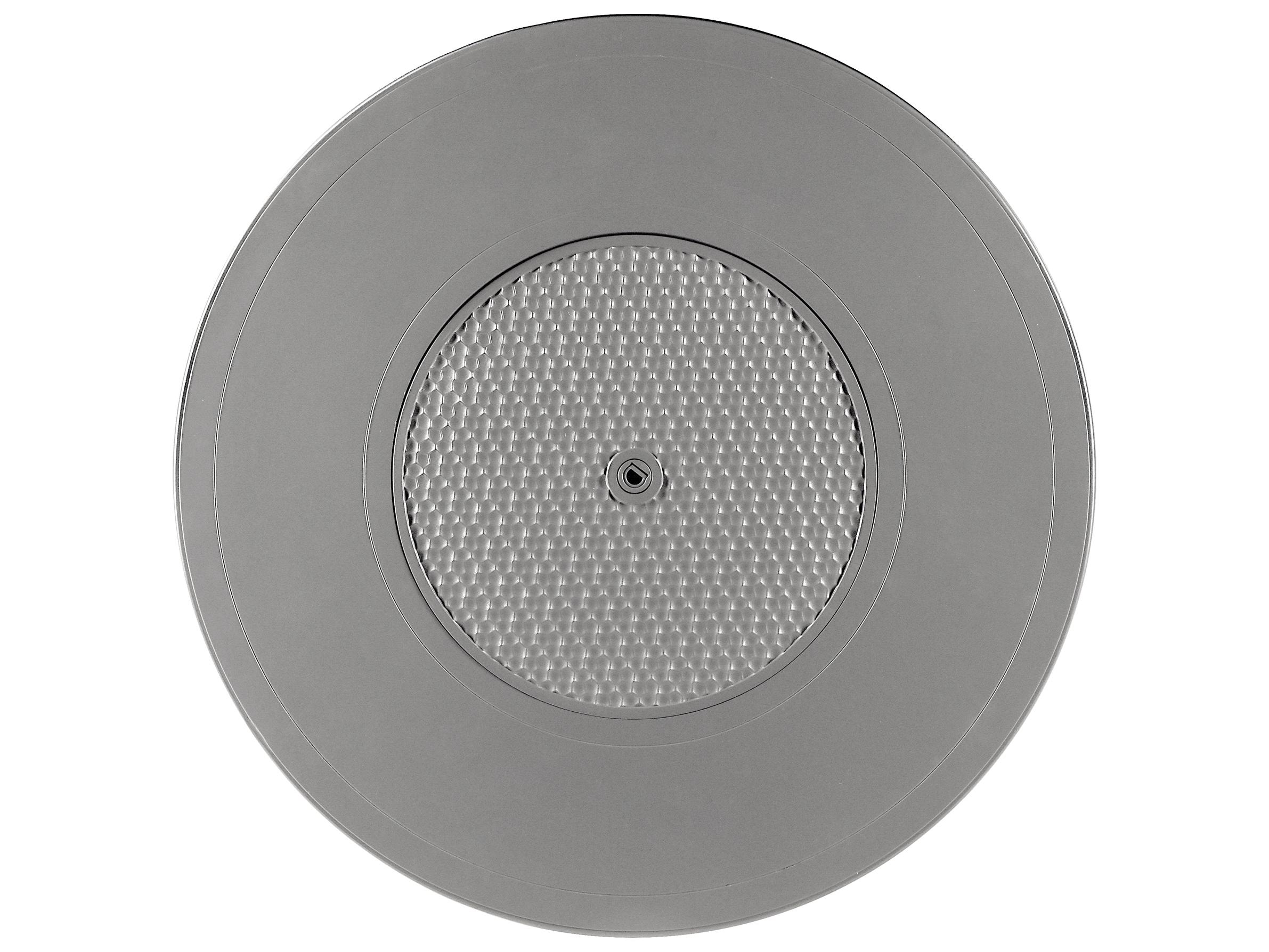 Oakland Living Round Aluminum Propane Outdoor Fire Pit Table with Glass Beads