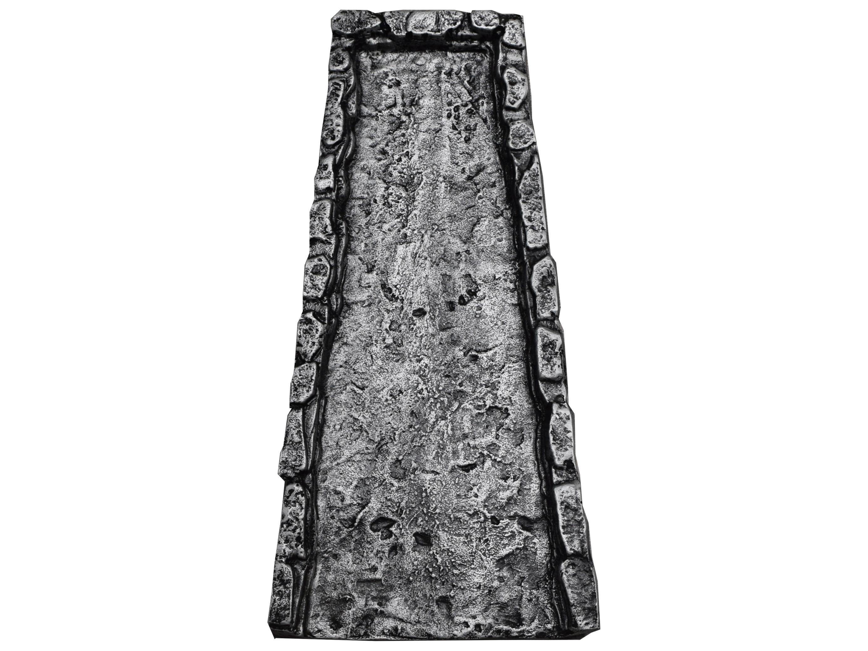 Oakland Living Silver Slate Stone Rock Cast Aluminum Downspout Gutter 24'' Splash Block