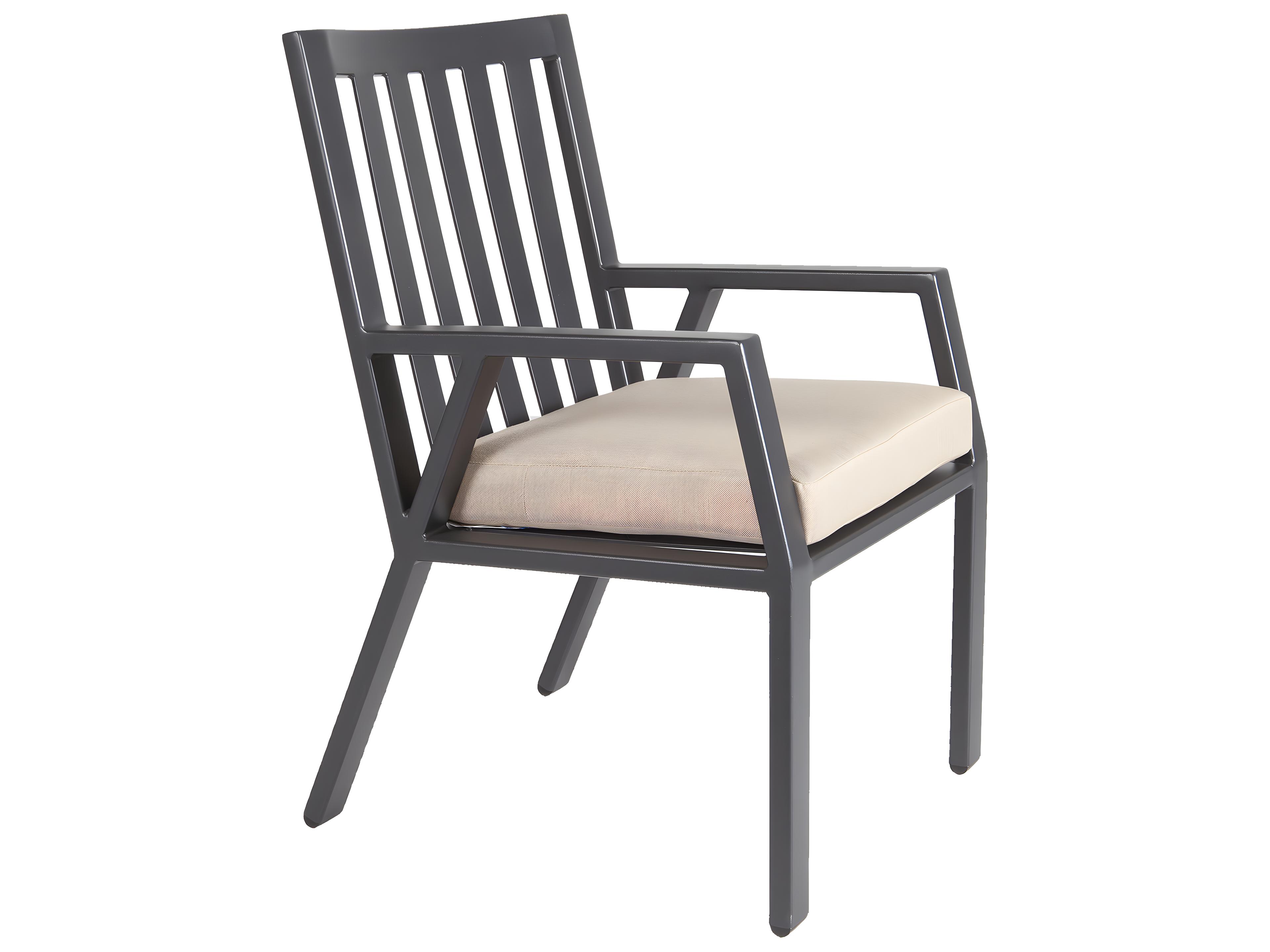 OW Lee Aris Aluminum Outdoor Patio Dining Arm Chair