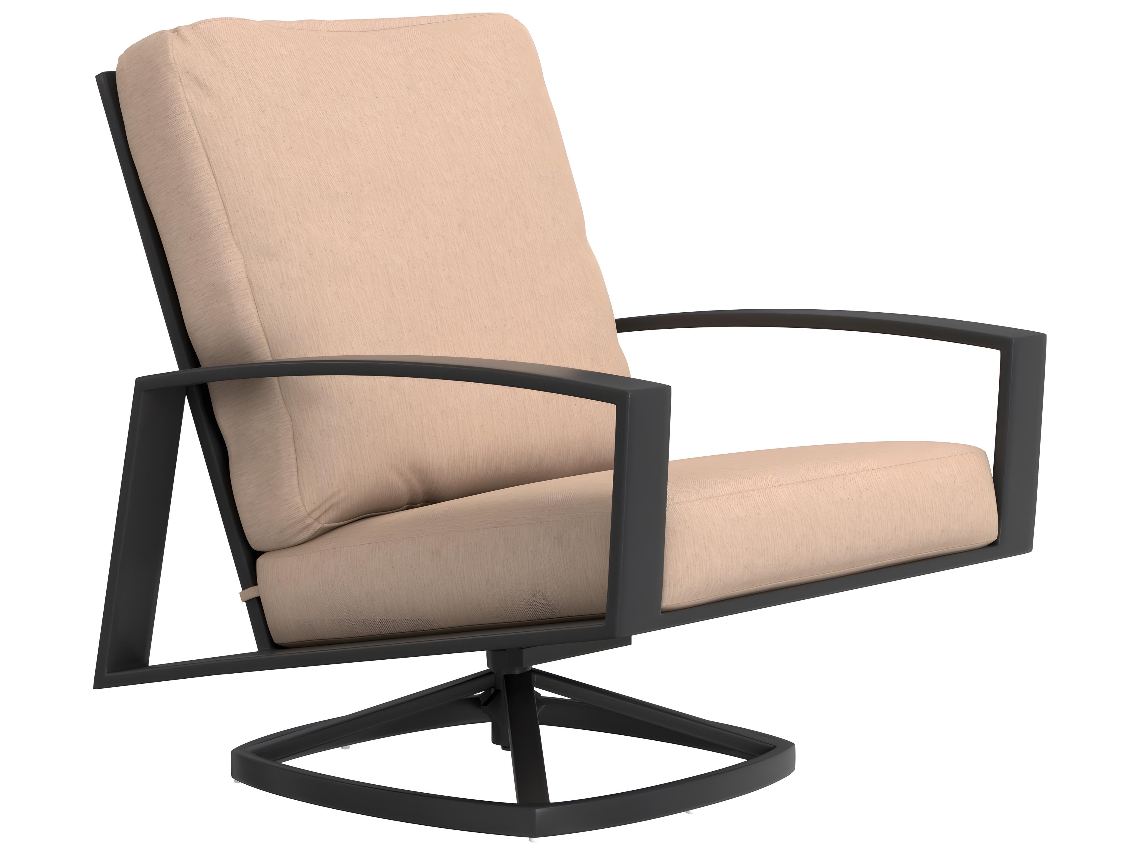 OW Lee Arc Aluminum Swivel Rocker Lounge Chair