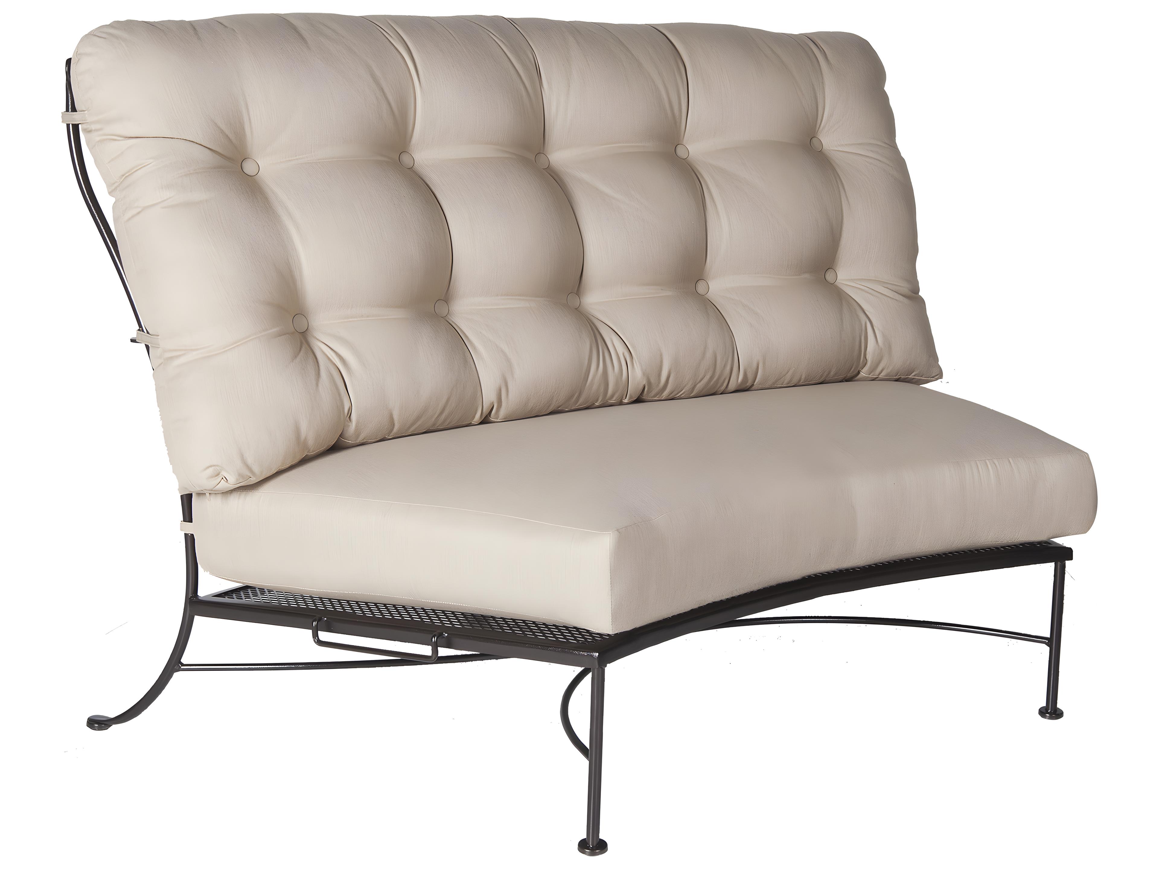 OW Lee Monterra Wrought Iron Sectional Center Chair