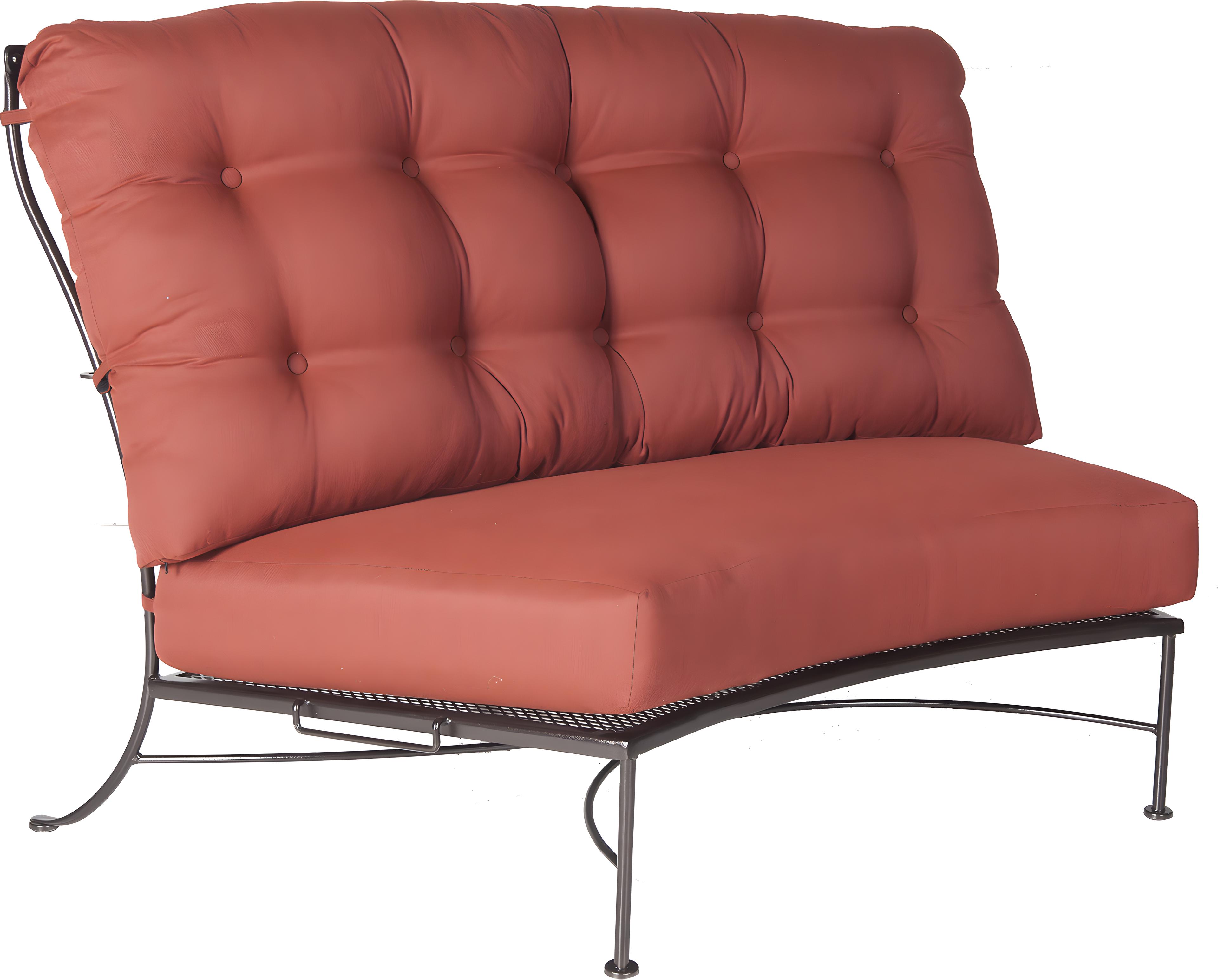 OW Lee Monterra Wrought Iron Sectional Center Chair