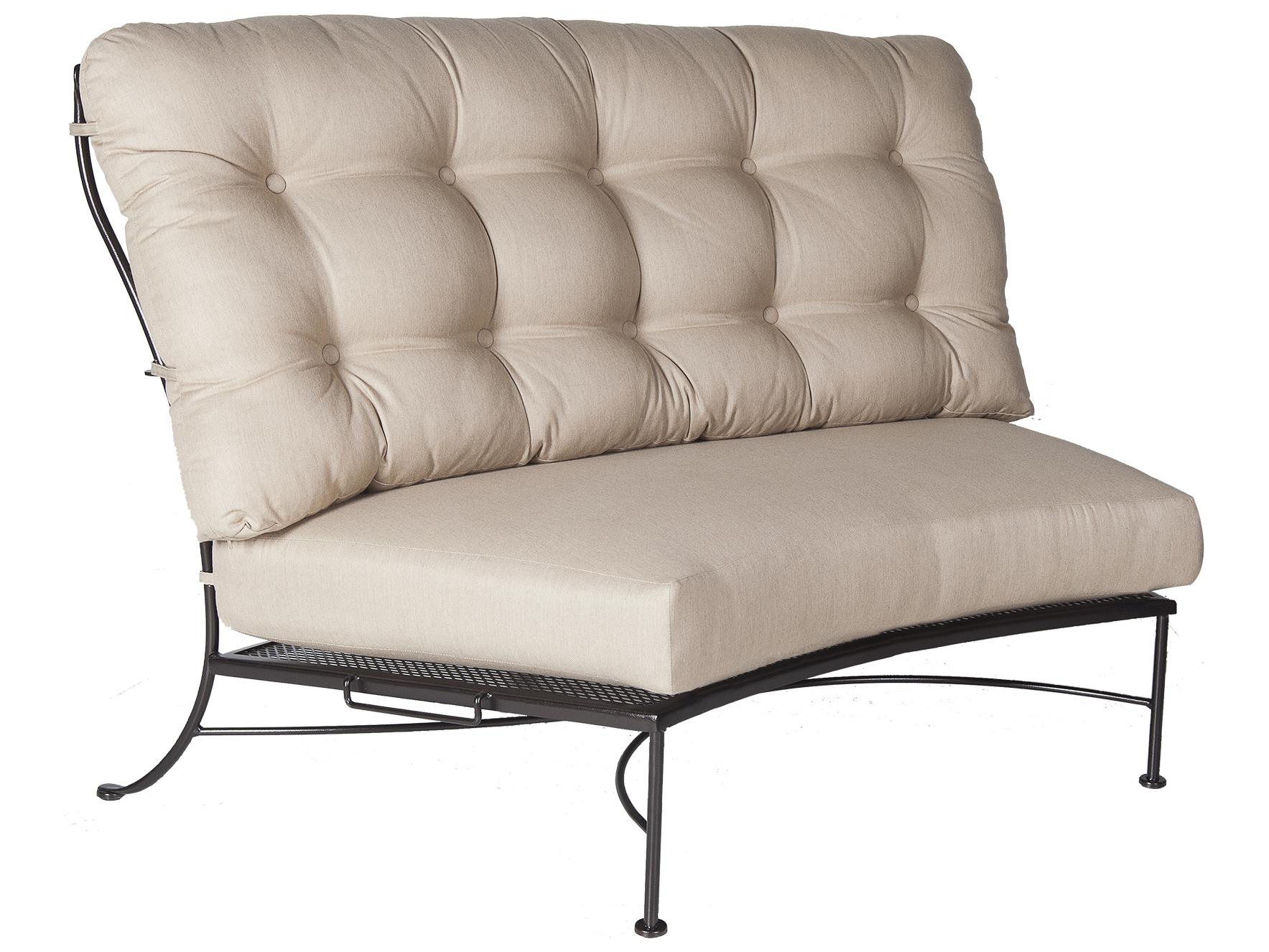 OW Lee Monterra Wrought Iron Sectional Center Chair