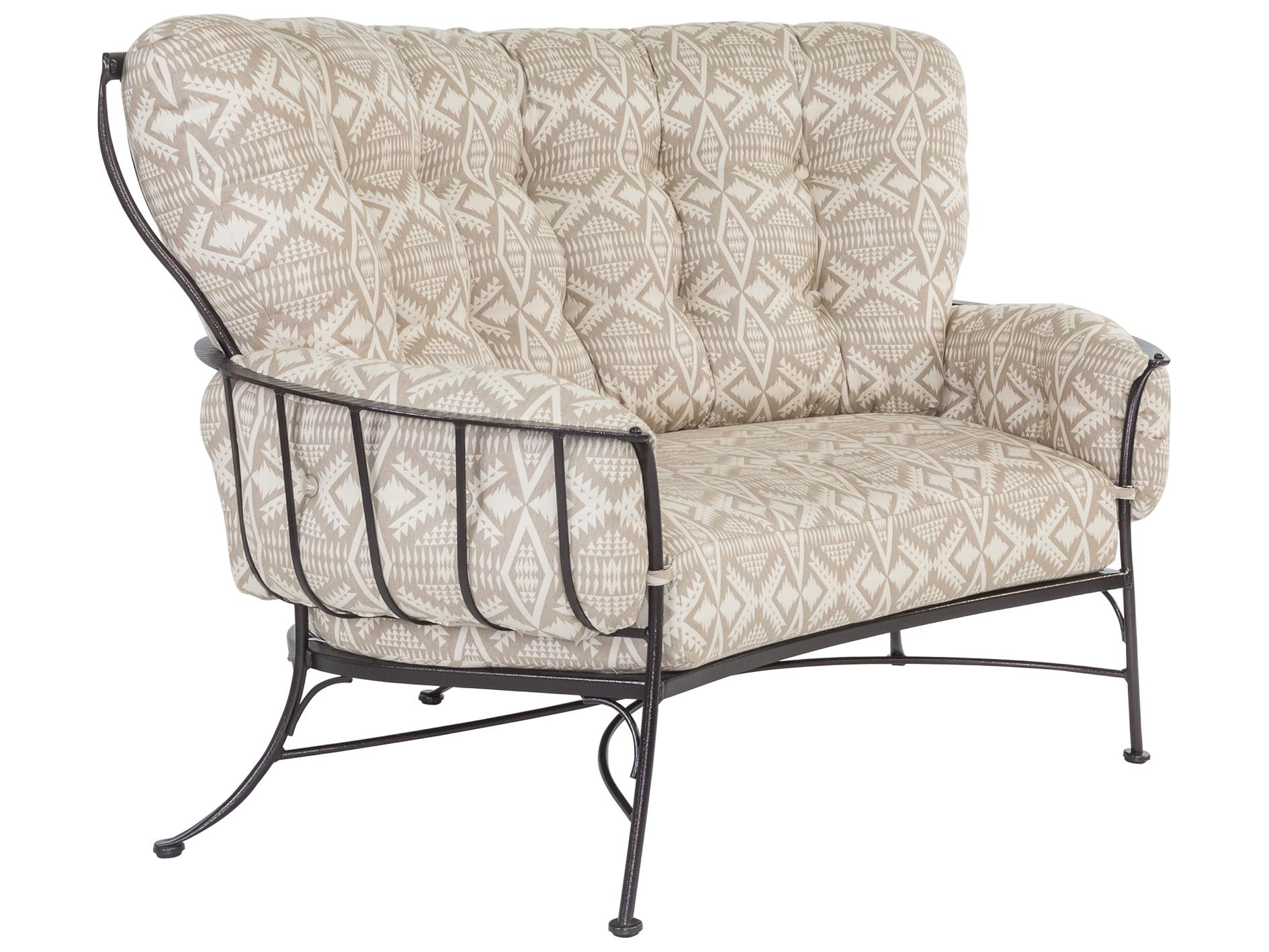 OW Lee Monterra Wrought Iron Two Seat Cuddle Chair