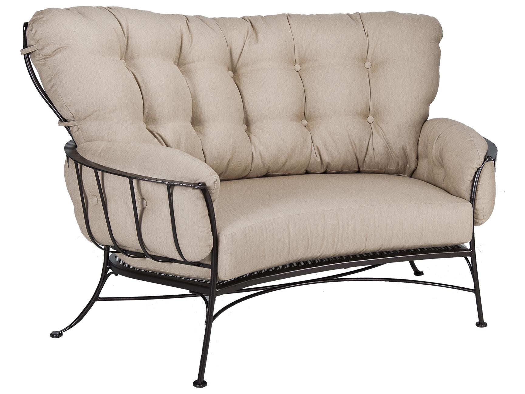 OW Lee Monterra Wrought Iron Two Seat Cuddle Chair