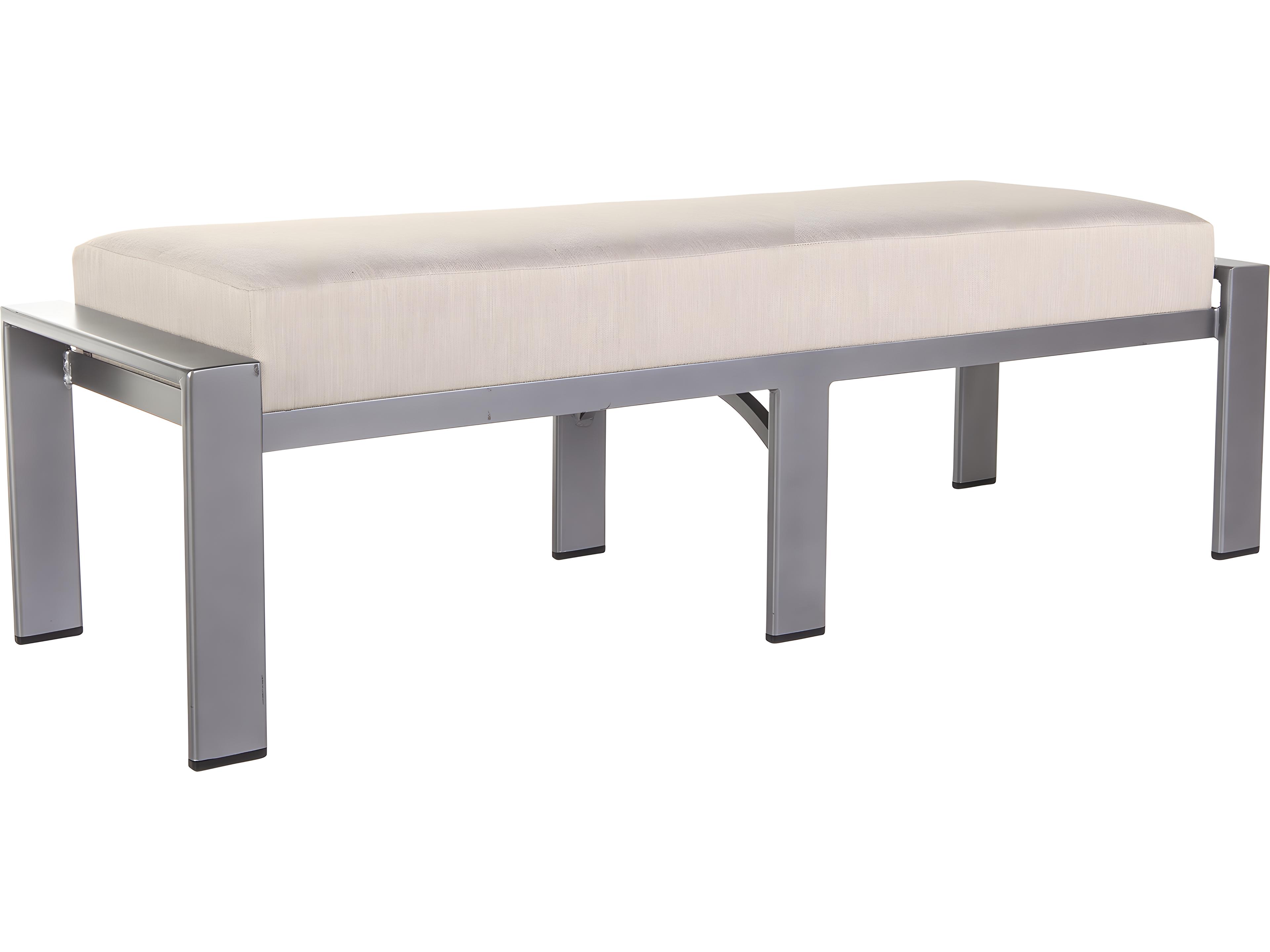 OW Lee Studio Aluminum Outdoor Patio Bench