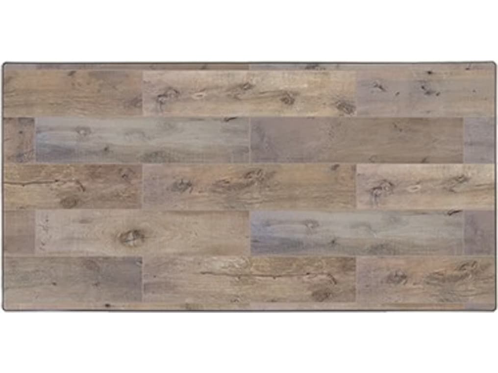 OW Lee Dakota Porcelain Rectangular Table Top Aluminum Rim