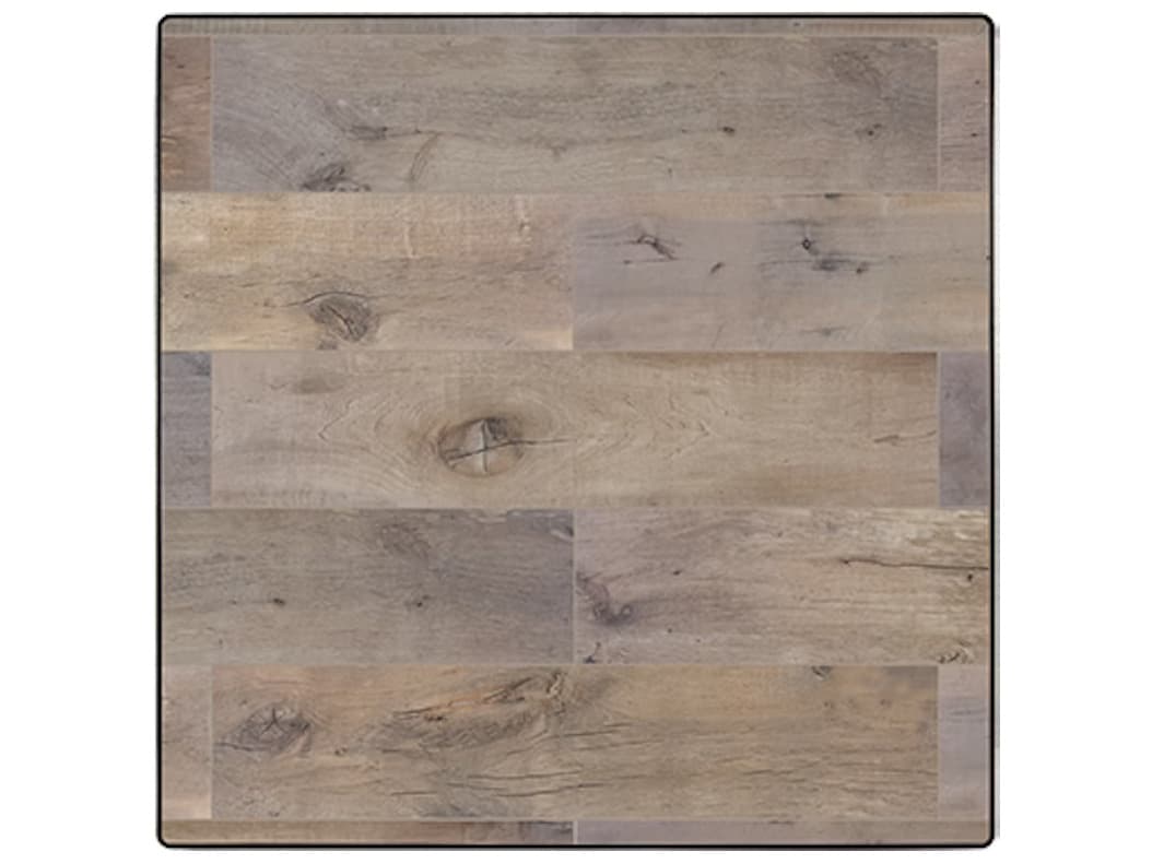 OW Lee Dakota Porcelain Square Table Top Aluminum Rim