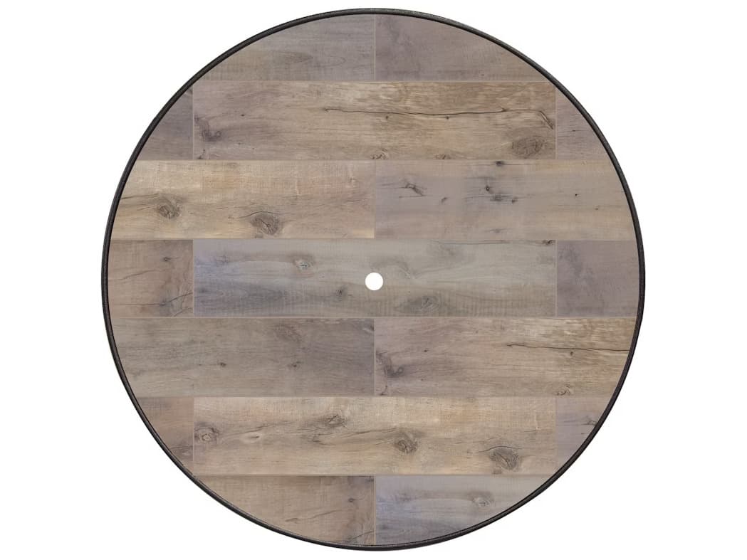 OW Lee Dakota Porcelain Round Table Top Aluminum Rim & Umbrella Hole