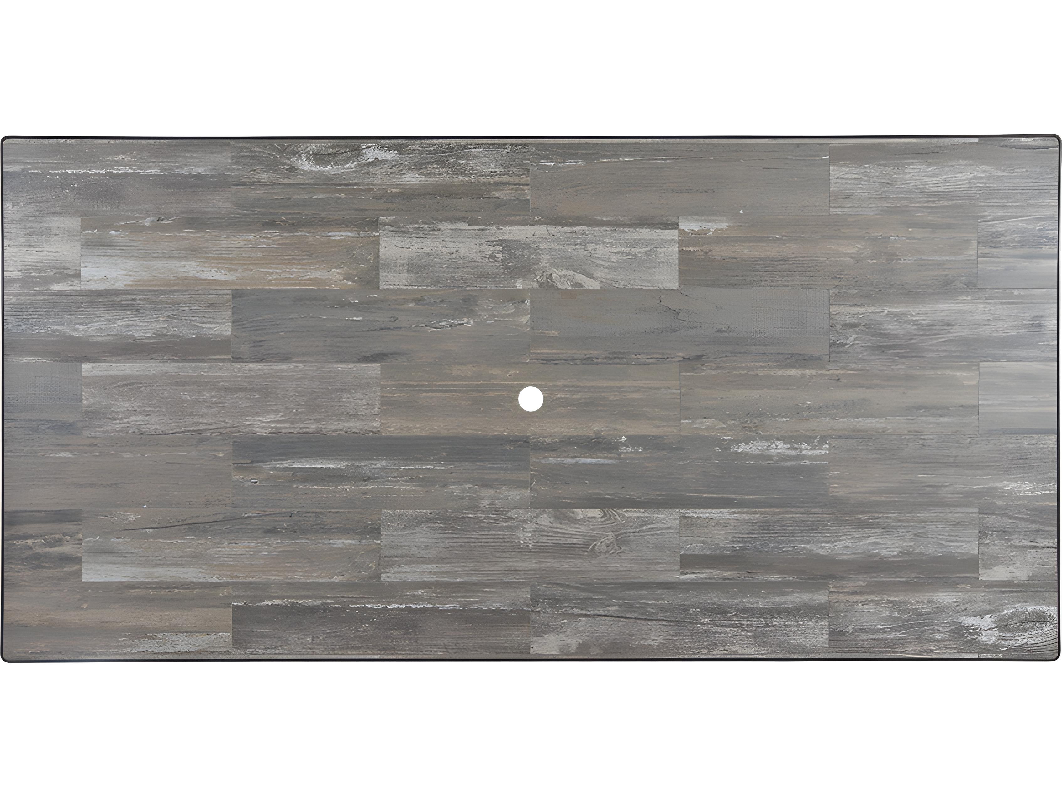 OW Lee Reclaimed Porcelain Table Top with Umbrella Hole