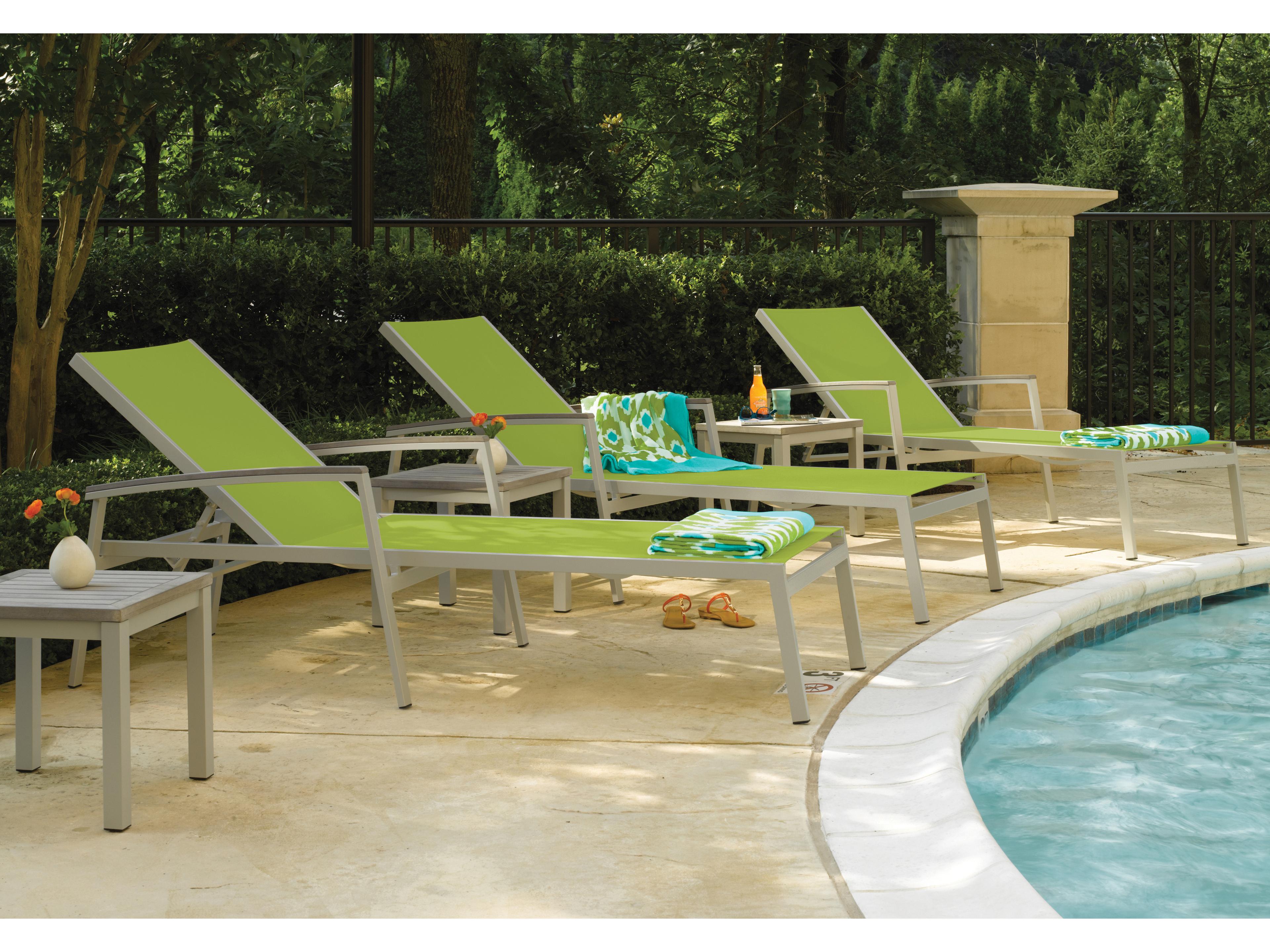 Oxford Garden Travira Aluminum Flint 8 Piece Outdoor Patio Lounge Set with Go Green Slings