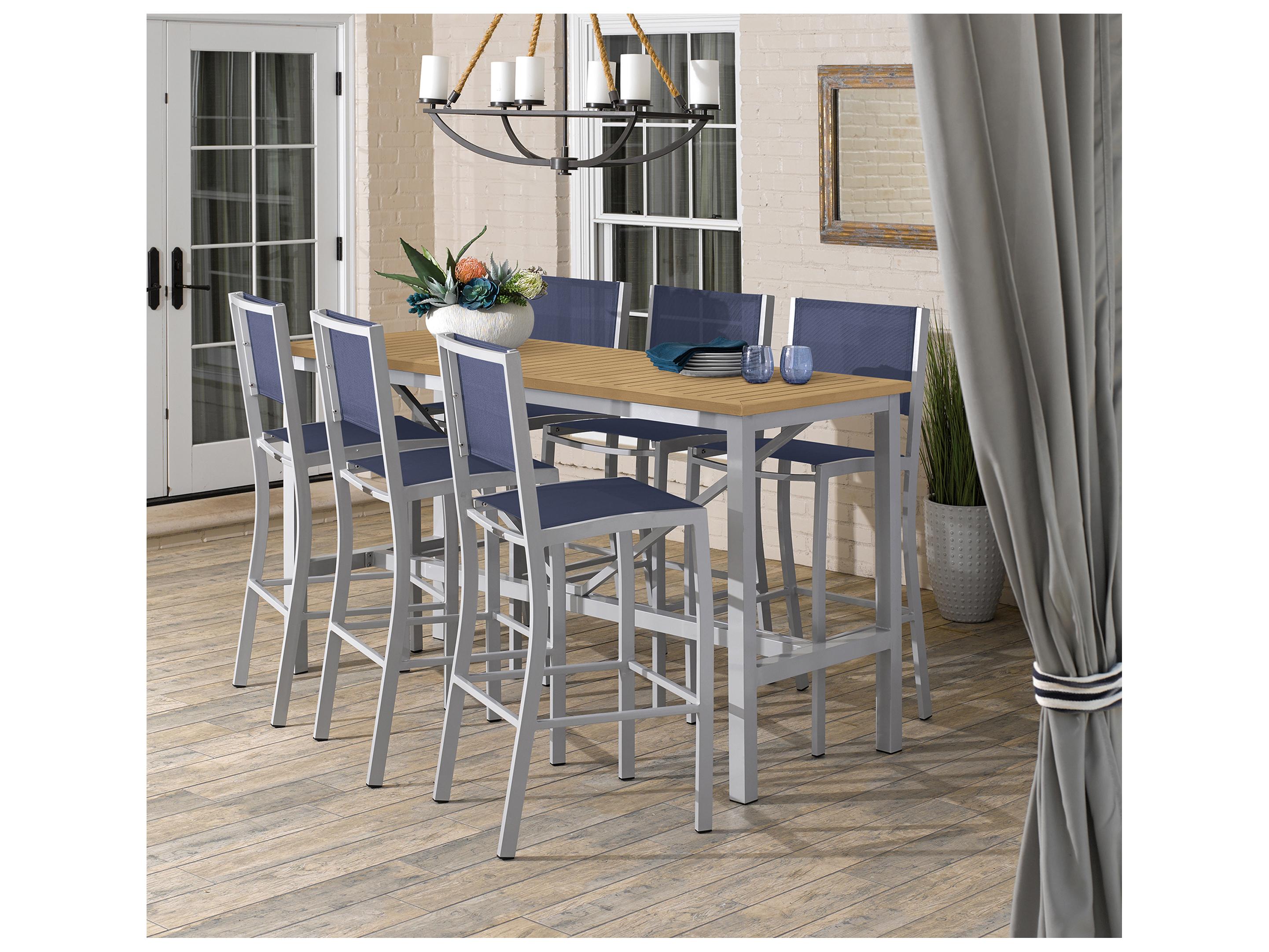 Oxford Garden Travira Aluminum Flint 7 Piece Bar Set with Ink Pen Sling