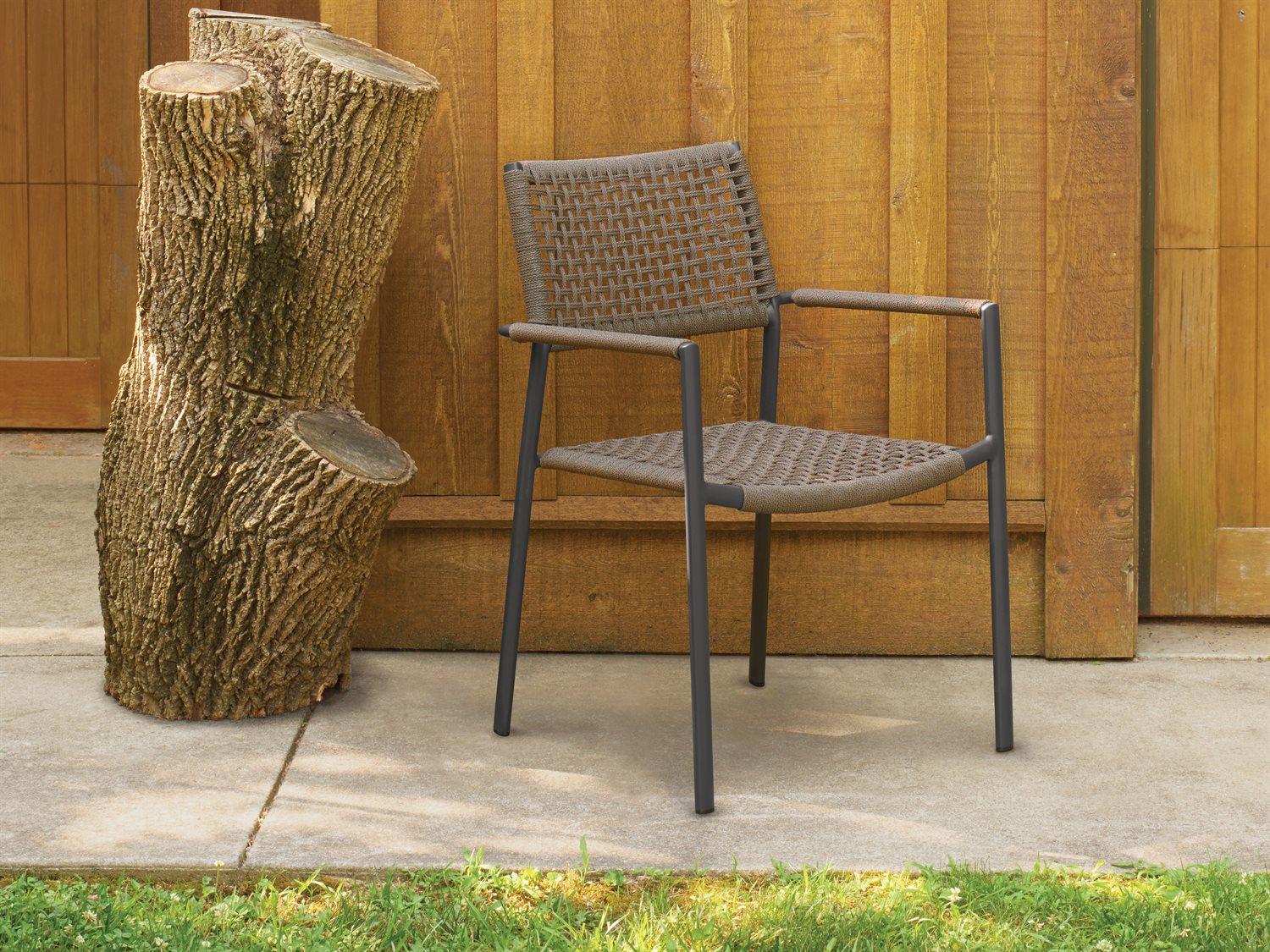 Oxford Garden Eiland Aluminum Strap Dining Chair