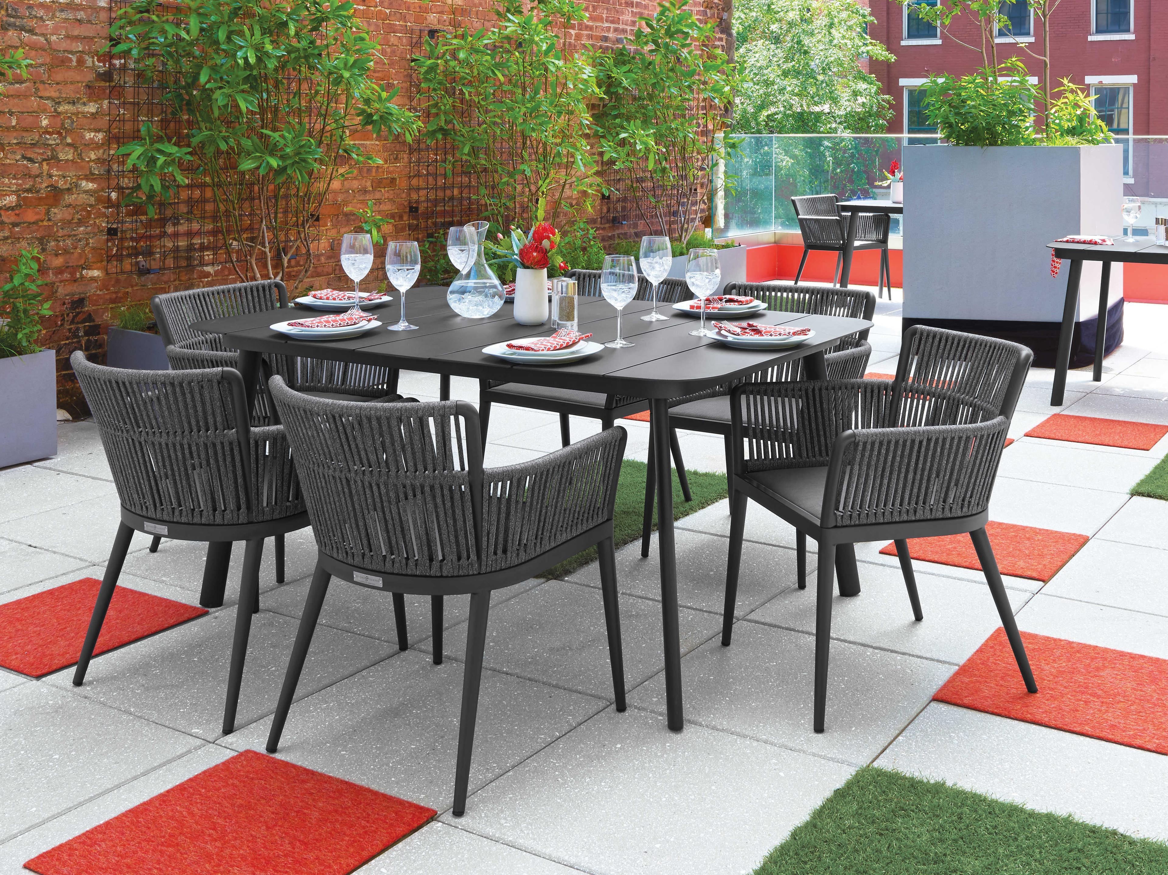 Oxford Garden Nette Aluminum Sling Dining Chair