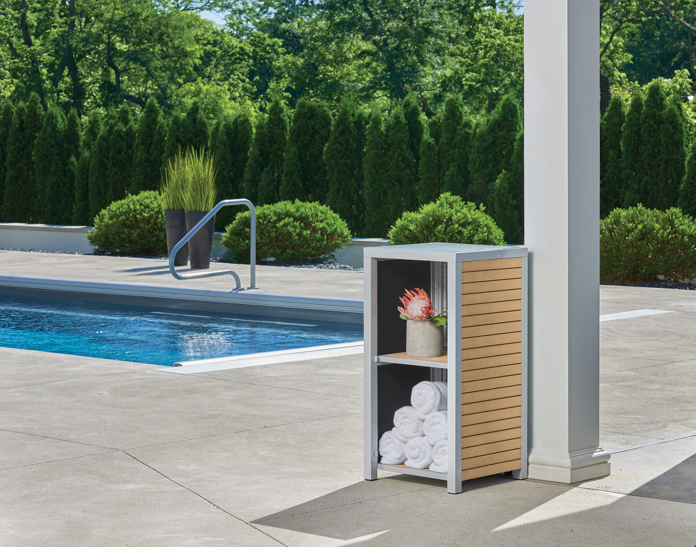 Oxford Garden Travira Modular Valet Base Storage Rack Shelves