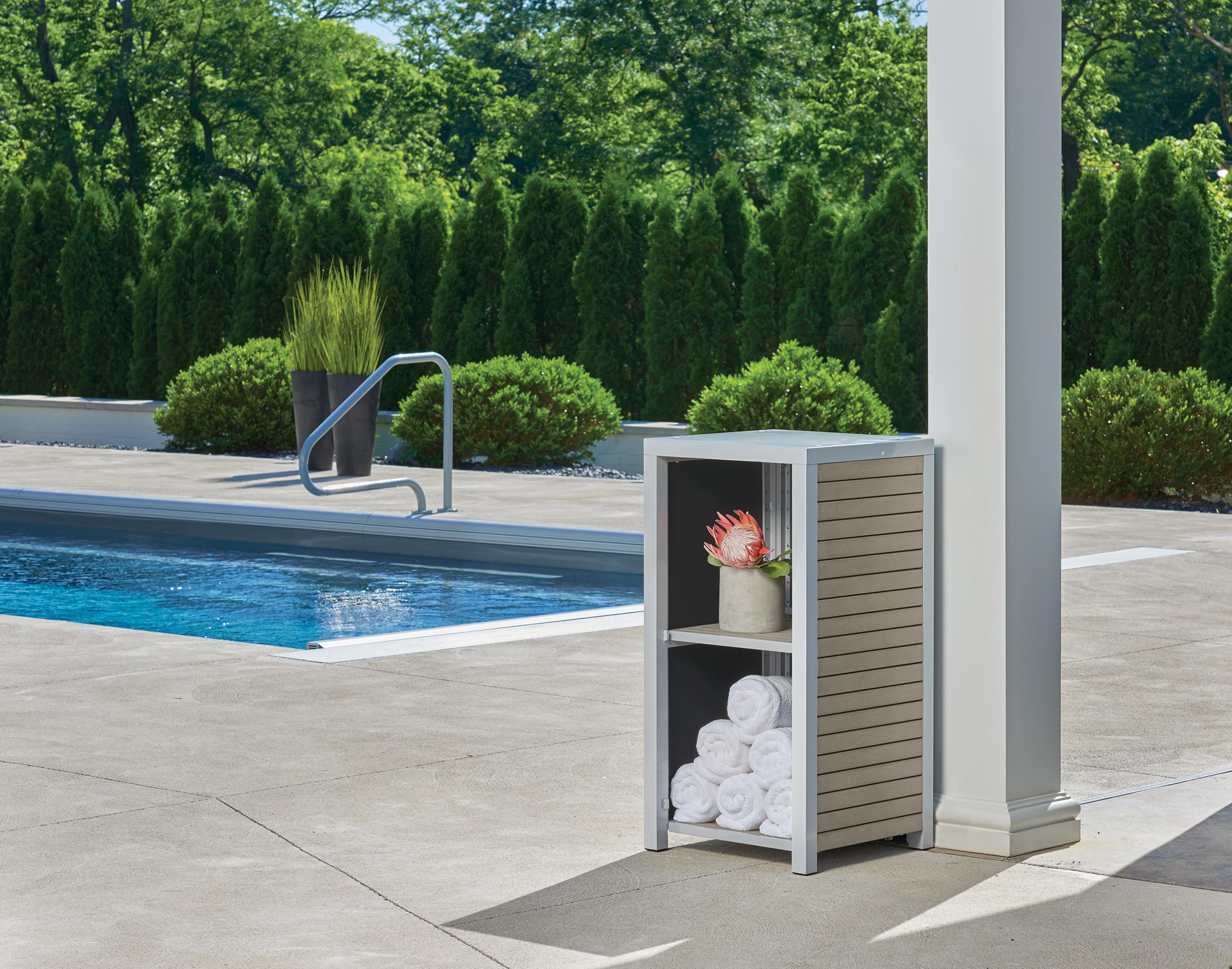 Oxford Garden Travira Modular Valet Base Storage Rack Shelves