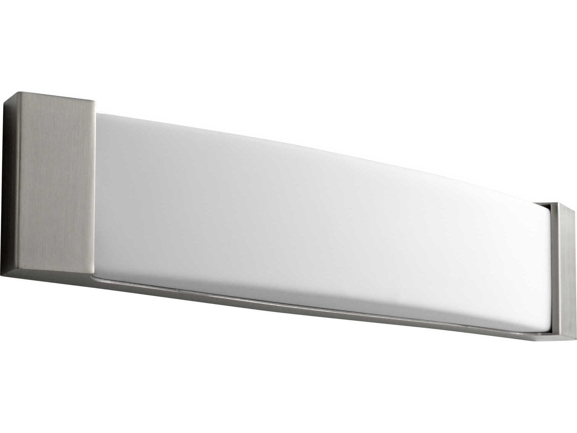 Oxygen by Quorum Apollo 2-Light Satin Nickel Vanity Light