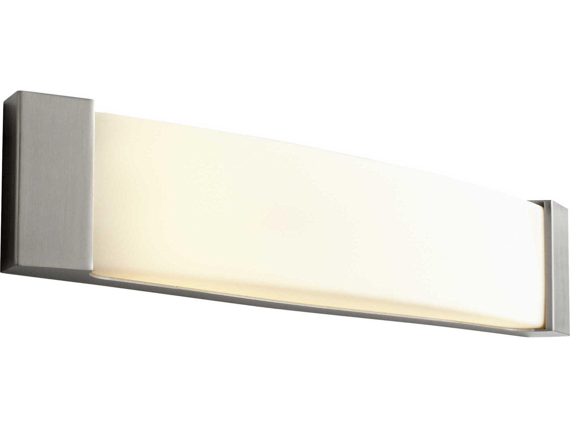 Oxygen by Quorum Apollo 2-Light Satin Nickel Vanity Light
