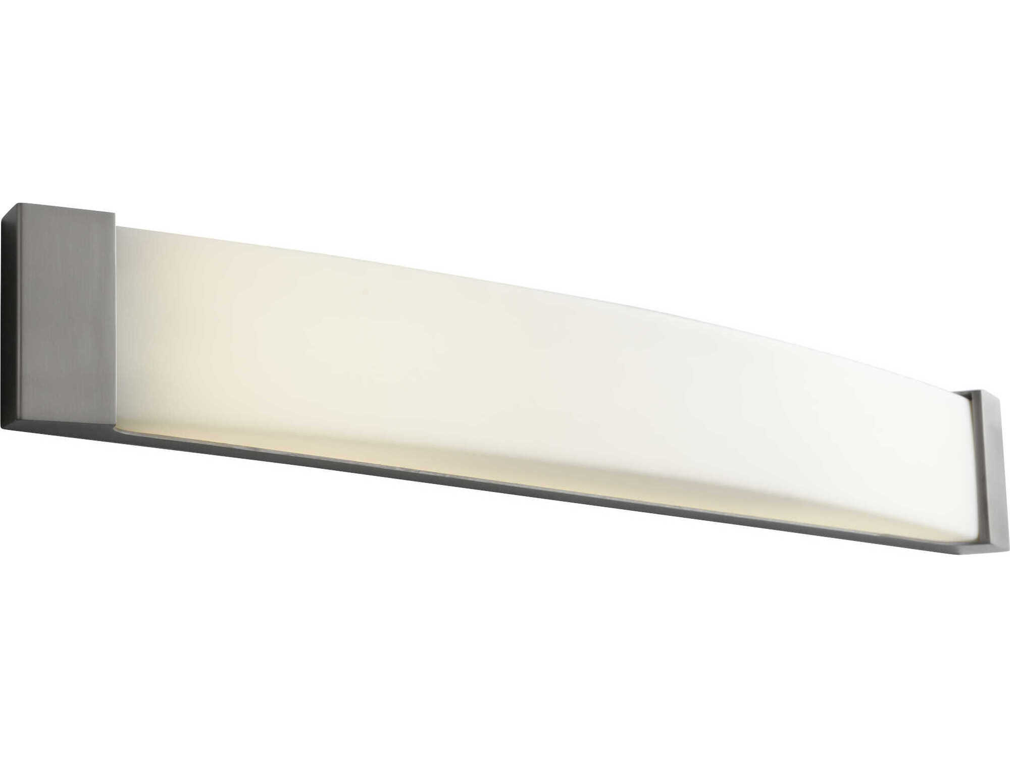 Oxygen by Quorum Apollo 2-Light Satin Nickel Vanity Light