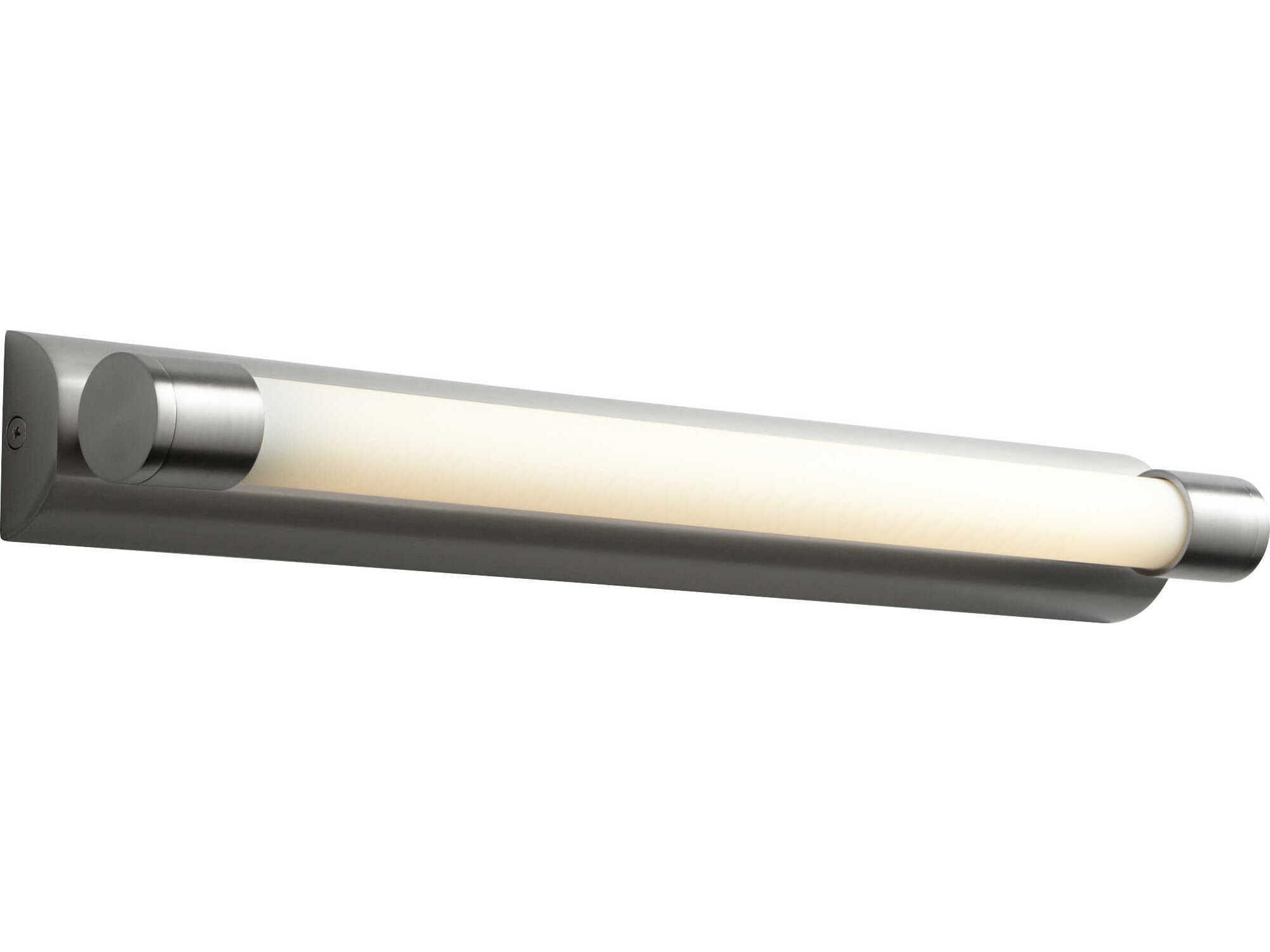 Oxygen by Quorum Skyline 1-Light Satin Nickel Vanity Light