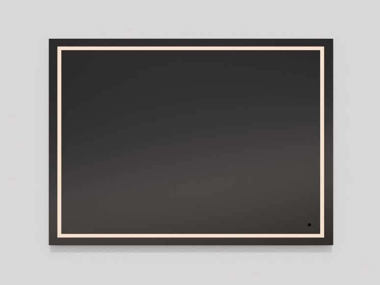 Oxygen by Quorum Track Black Square Wall Mirror