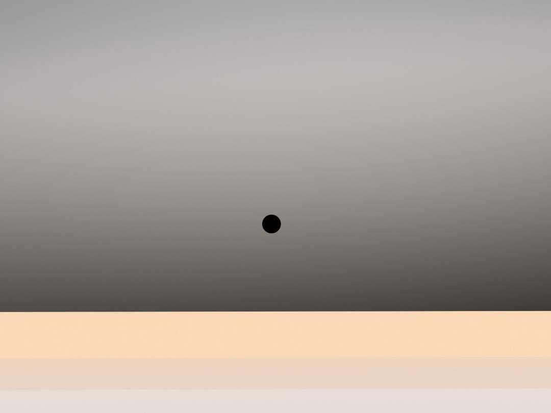 Oxygen by Quorum Starlight Black Rectangular Wall Mirror