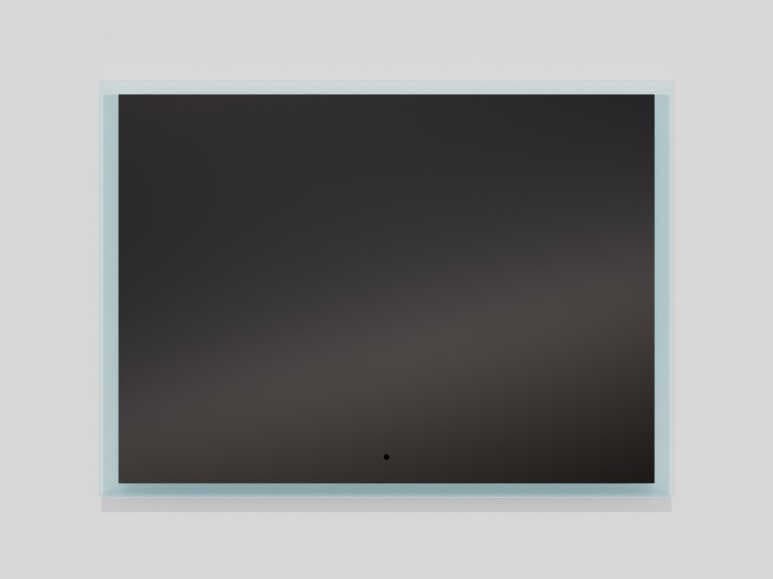Oxygen by Quorum Starlight Black Square Wall Mirror