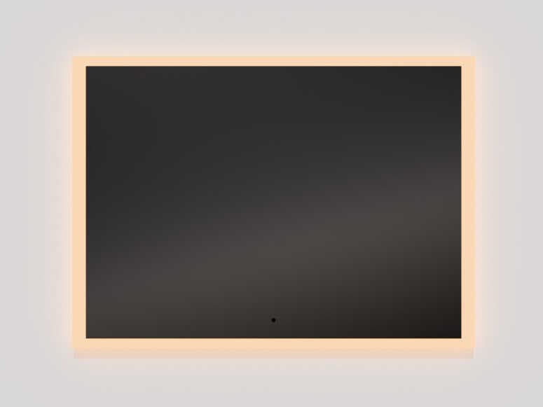 Oxygen by Quorum Starlight Black Rectangular Wall Mirror