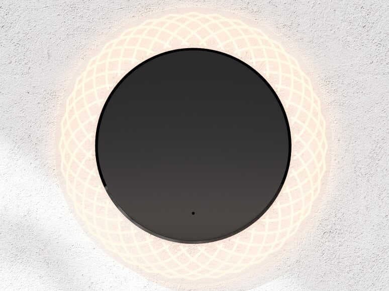 Oxygen by Quorum Perla Round Wall Mirror