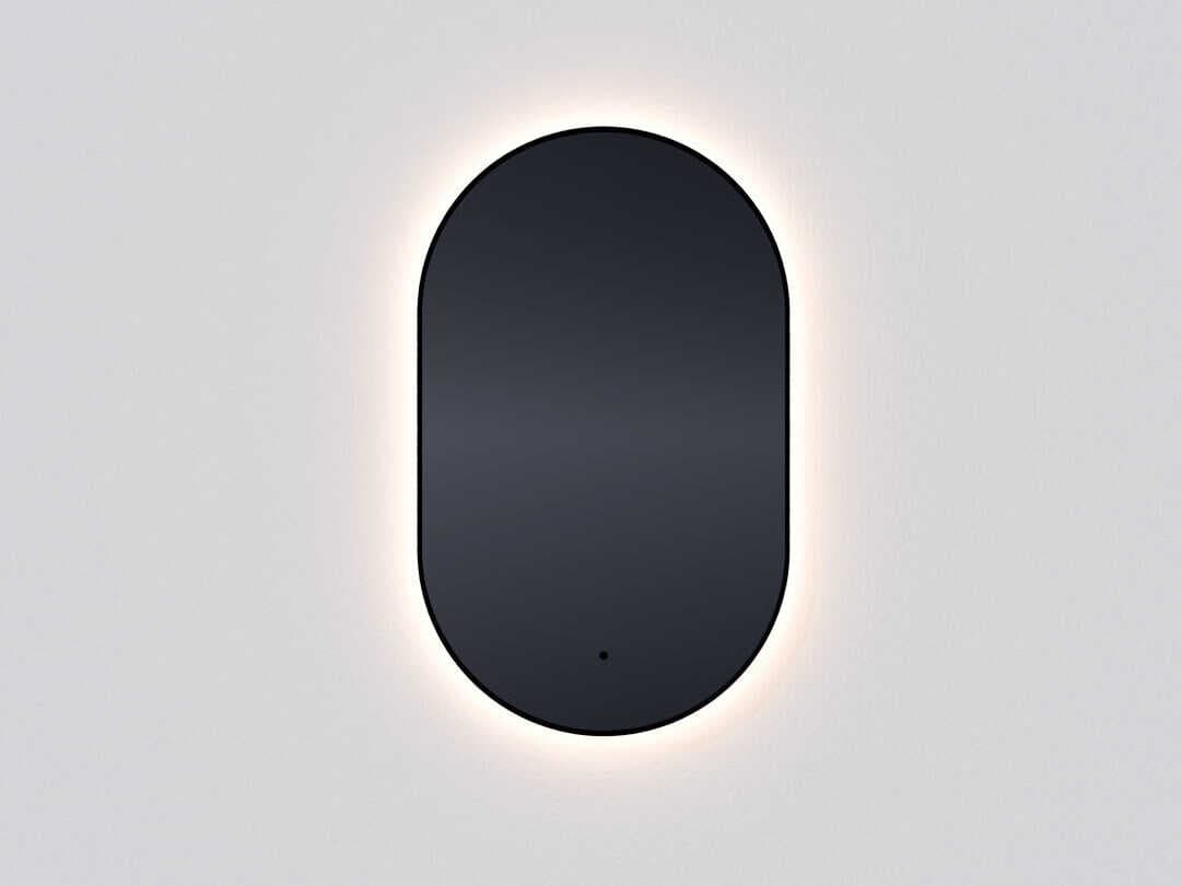 Oxygen by Quorum Argo Brushed Brass Oval Wall Mirror