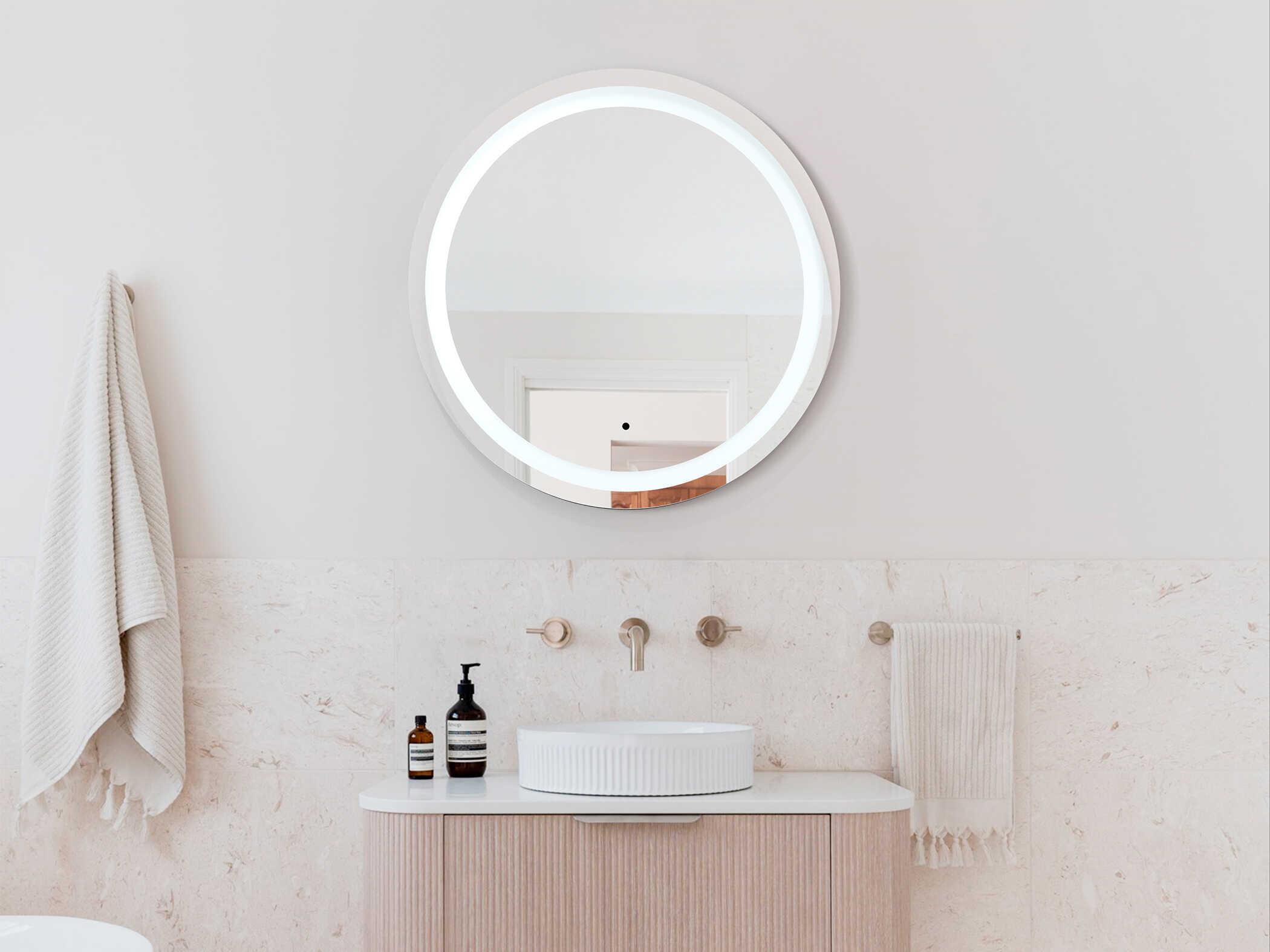 Oxygen by Quorum Spectrum Round Wall Mirror