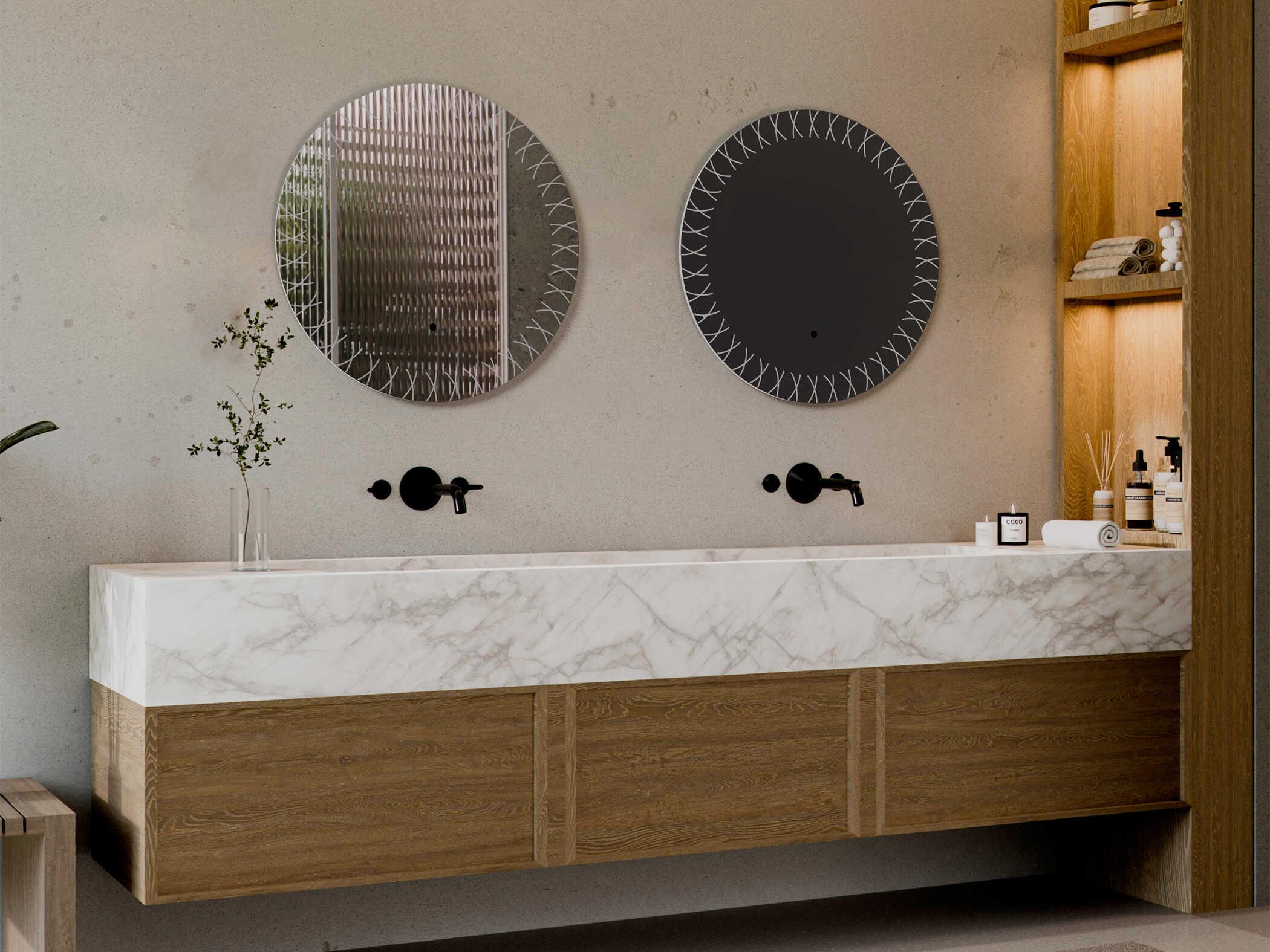 Oxygen by Quorum XO Round Wall Mirror