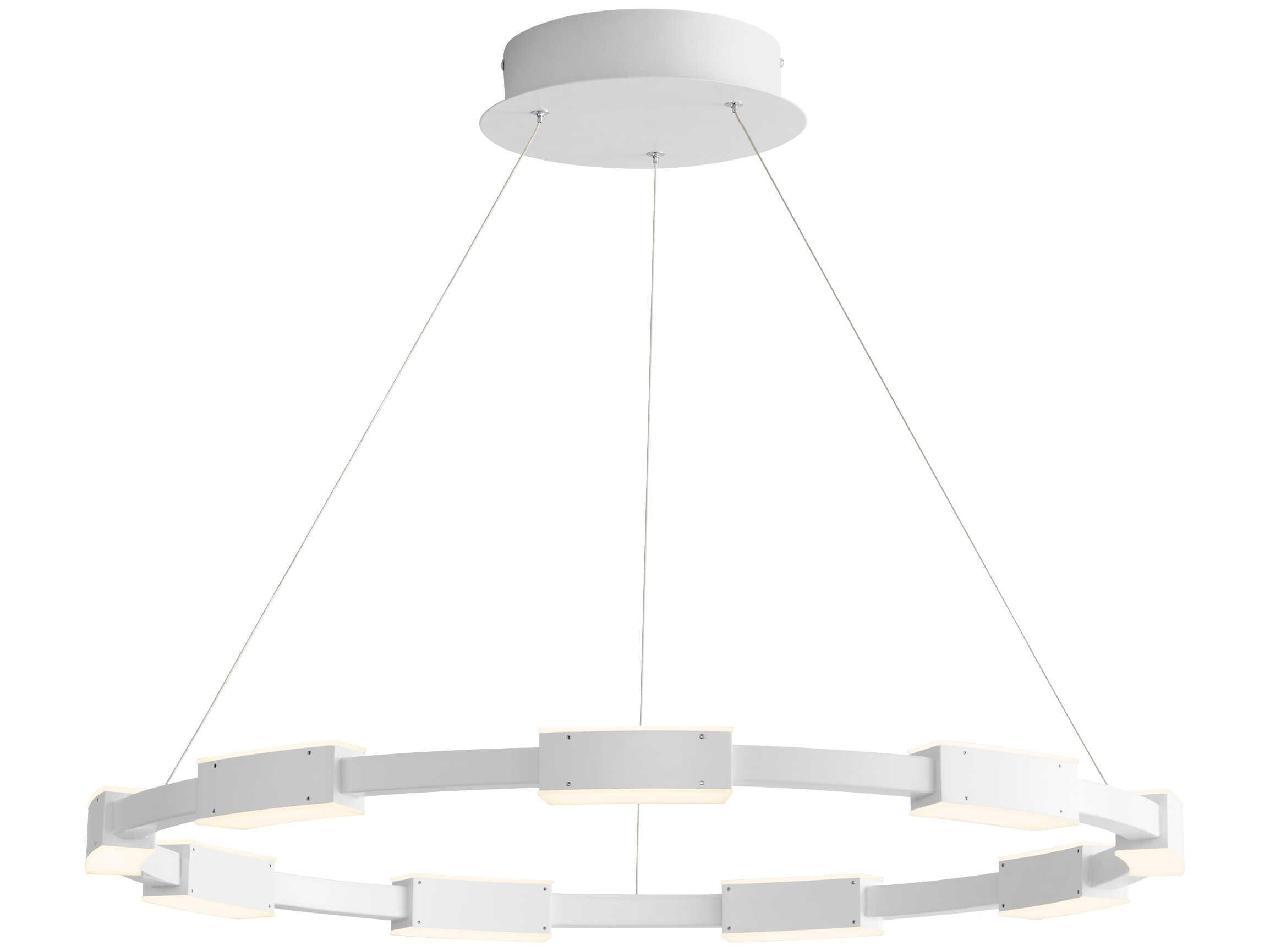 Oxygen by Quorum Dieter 9-Light White Round Pendant